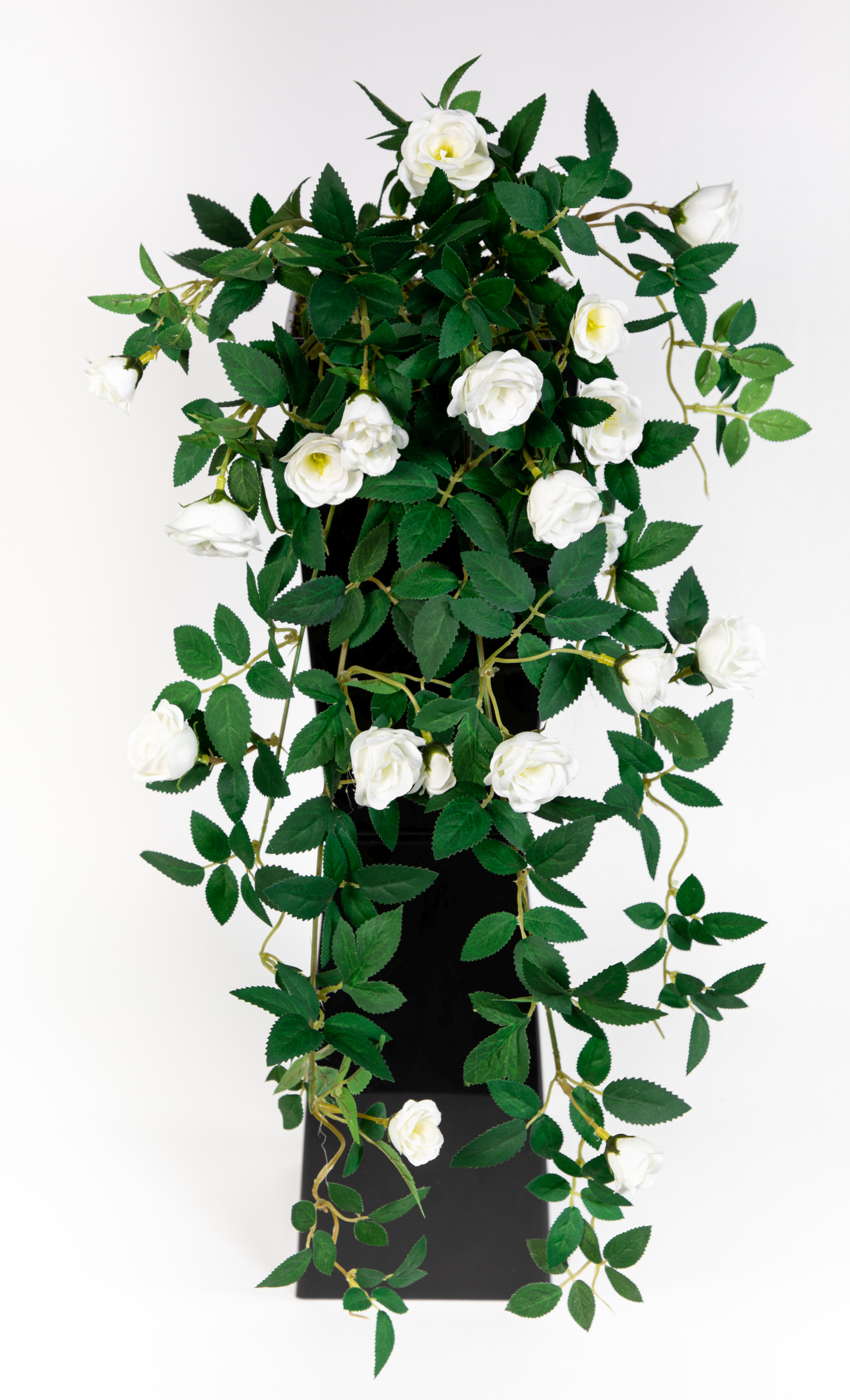 Rosenranke 62cm weiß ZF Kunstpflanzen Kunstblumen künstliche Pflanzen künstliche Rosen