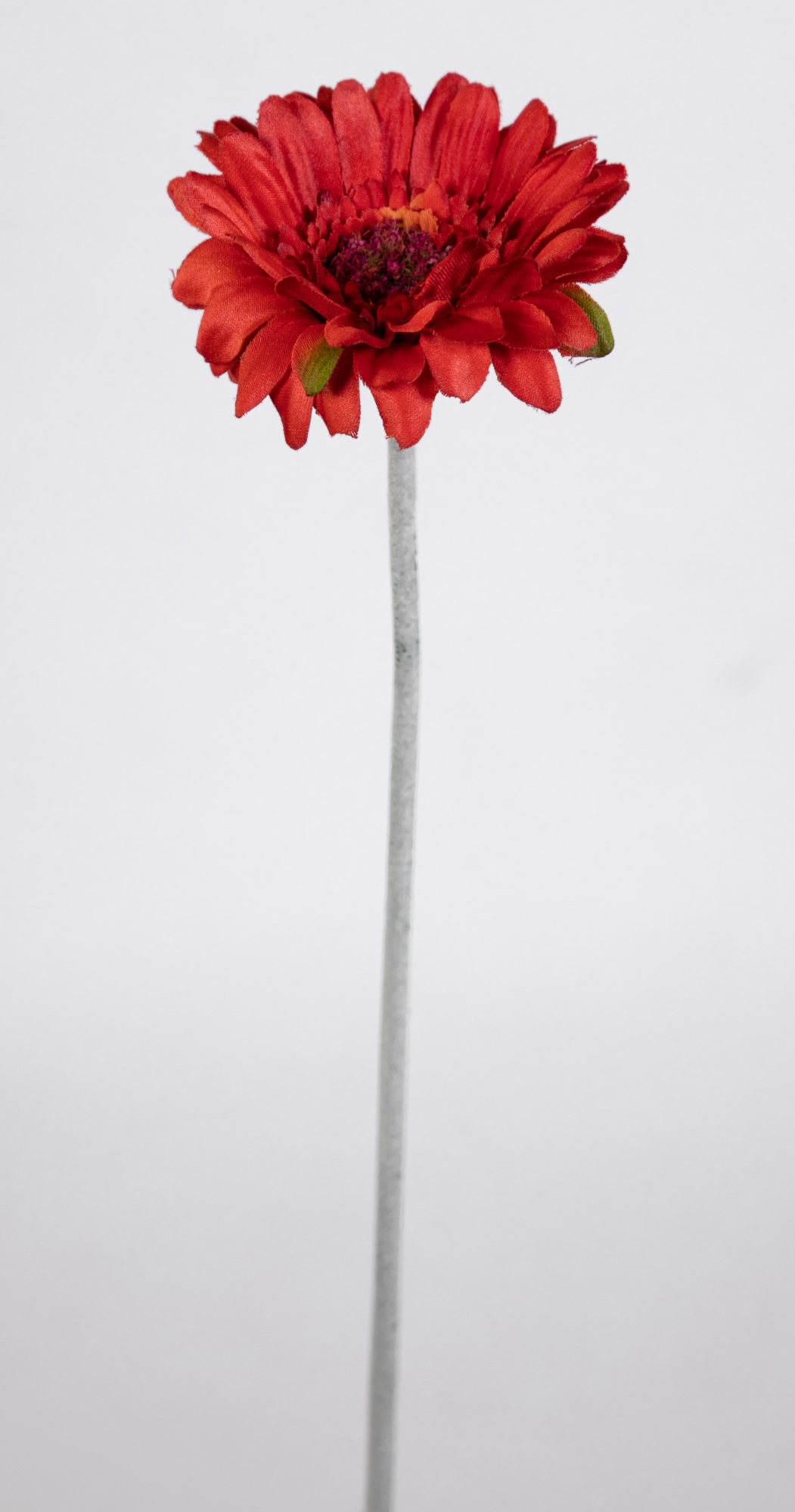12 Stück Gerbera 46cm rot OG Kunstblumen künstliche Gerbera Blumen Seidenblumen