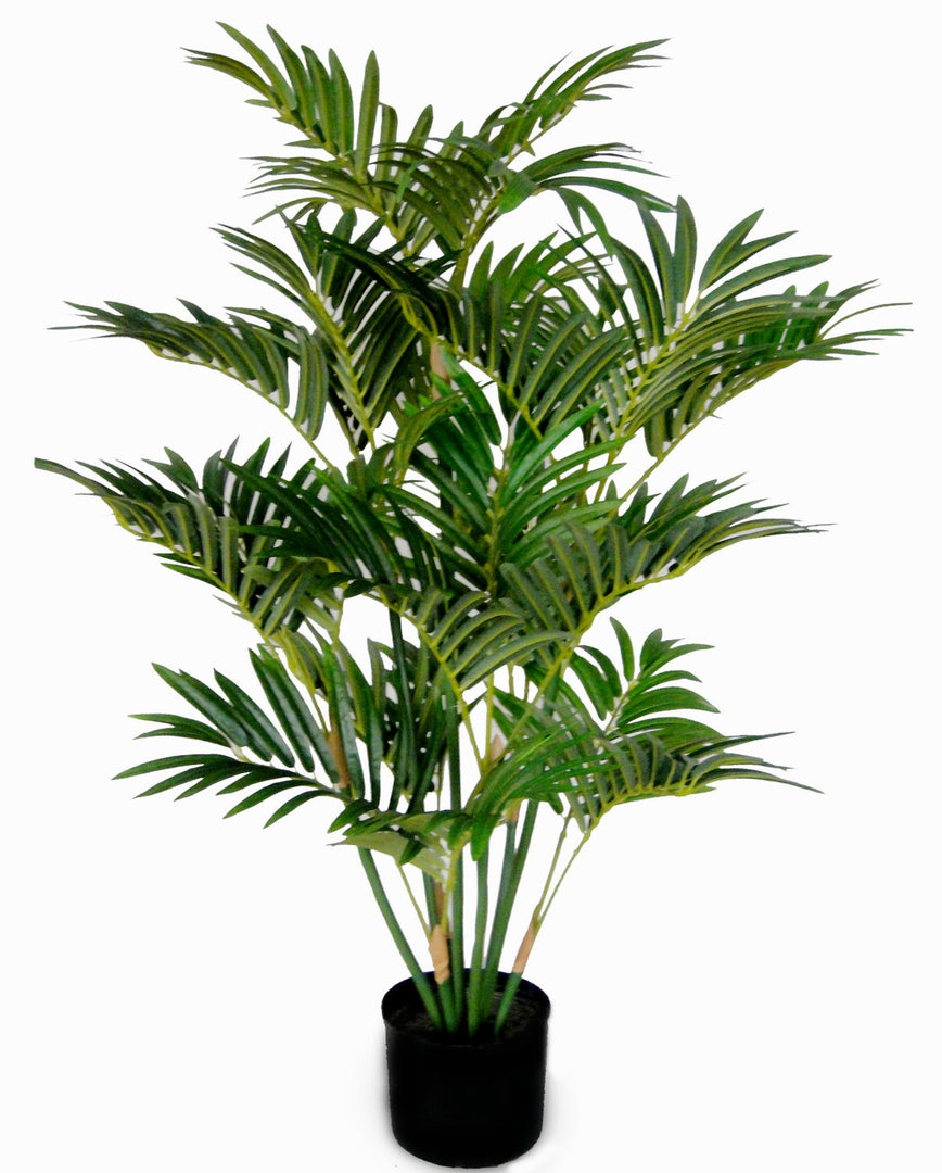 Arekapalme 100cm im Topf BE künstliche Palme Palmen Kunstpalmen Areca Kunstpflanzen Dekopalmen