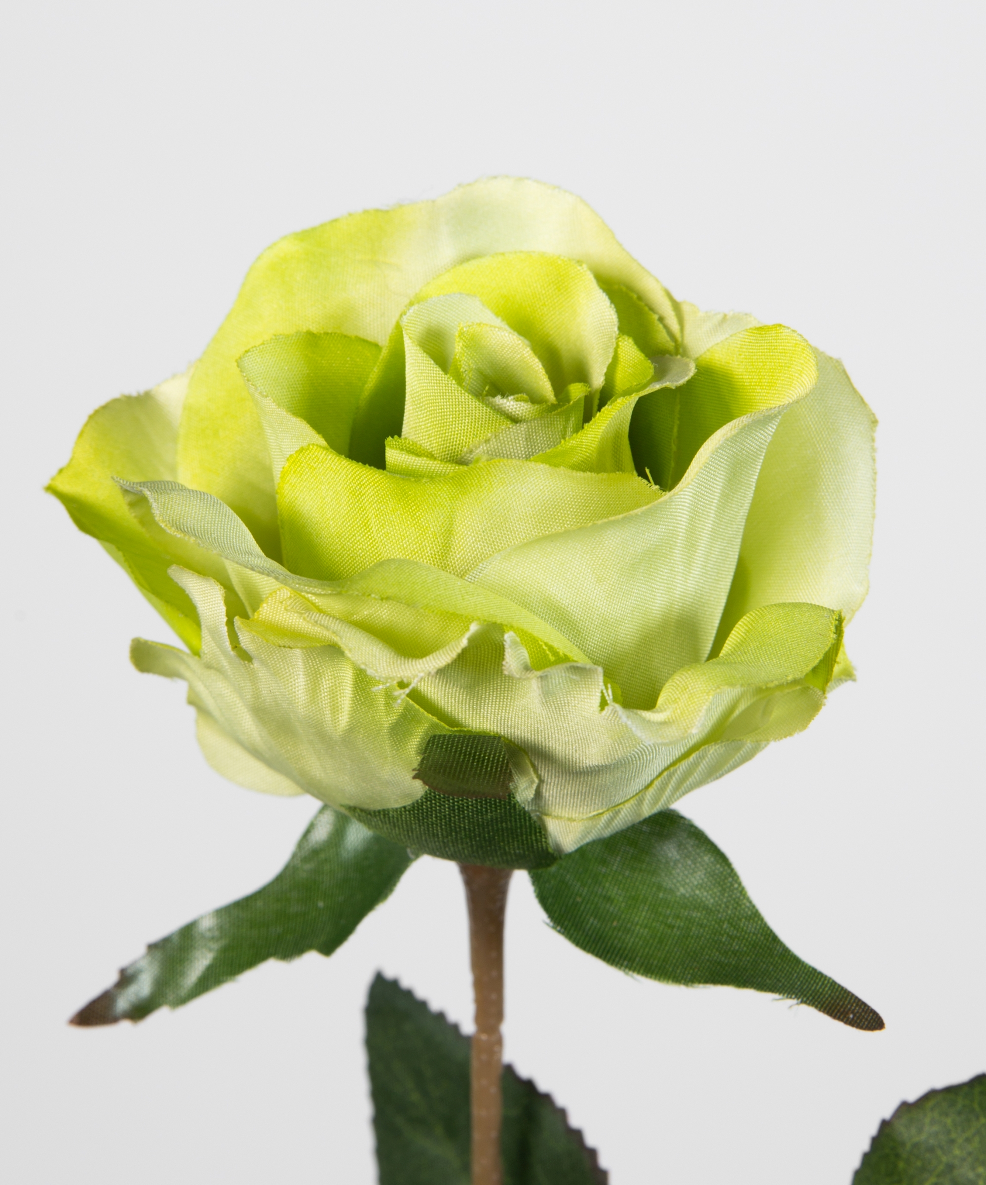 Rose 45cm grün LM Kunstblumen künstliche Rose Rosen Blumen Seidenblumen