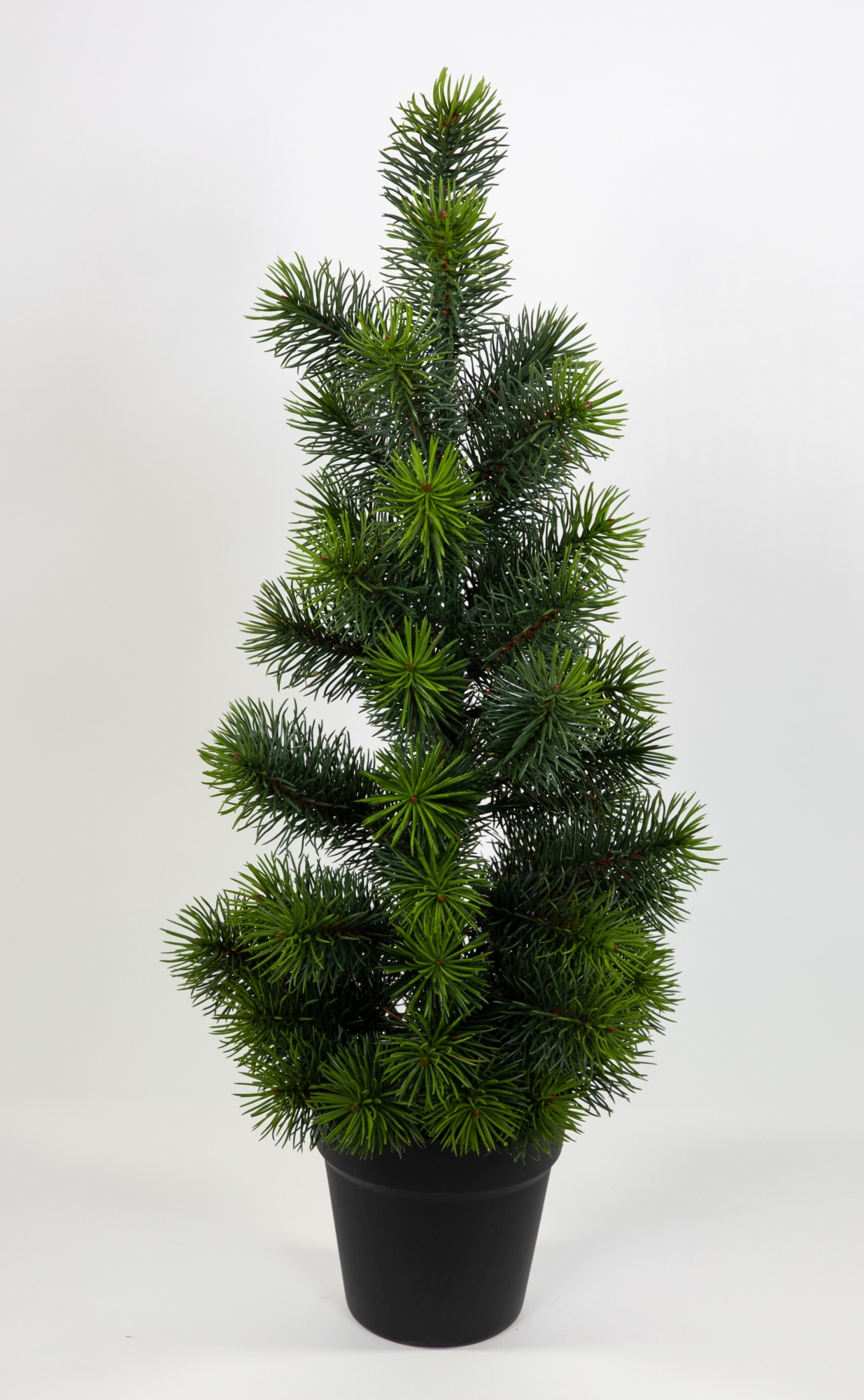 Tannenbaum 65x28cm im Topf DP künstlicher Weihnachtsbaum Kunststoff 100% PE Tanne Spritzguss