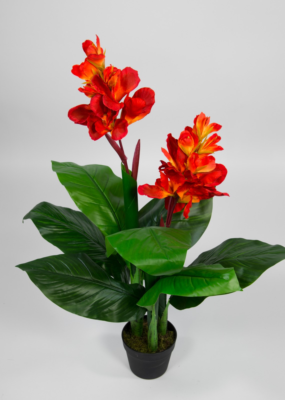 Canna Lily 90cm orange-gelb ZJ Kunstpflanzen künstliche Pflanzen Cannapflanze