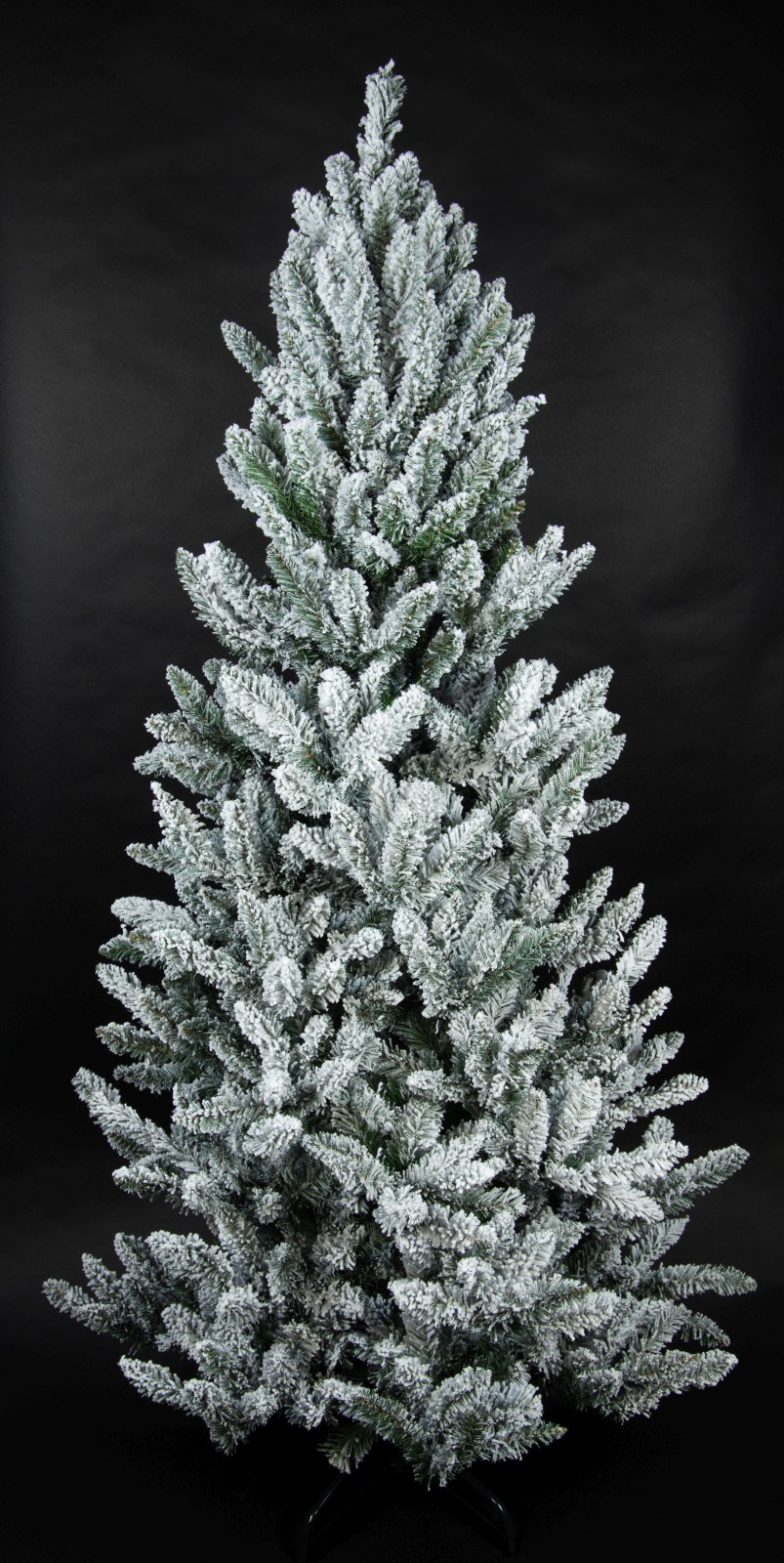 Schnee-Tannenbaum 210cm LS künstlicher Weihnachtsbaum Tannenbaum Kunststoff Schneetanne