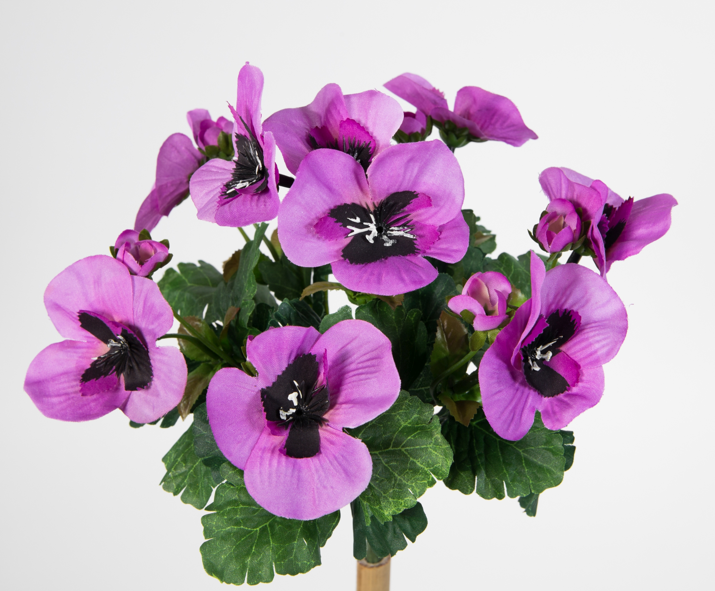 Stiefmütterchen 26cm lila PM Kunstpflanzen künstliche Pflanze Blumen Kunstblumen Veilchen