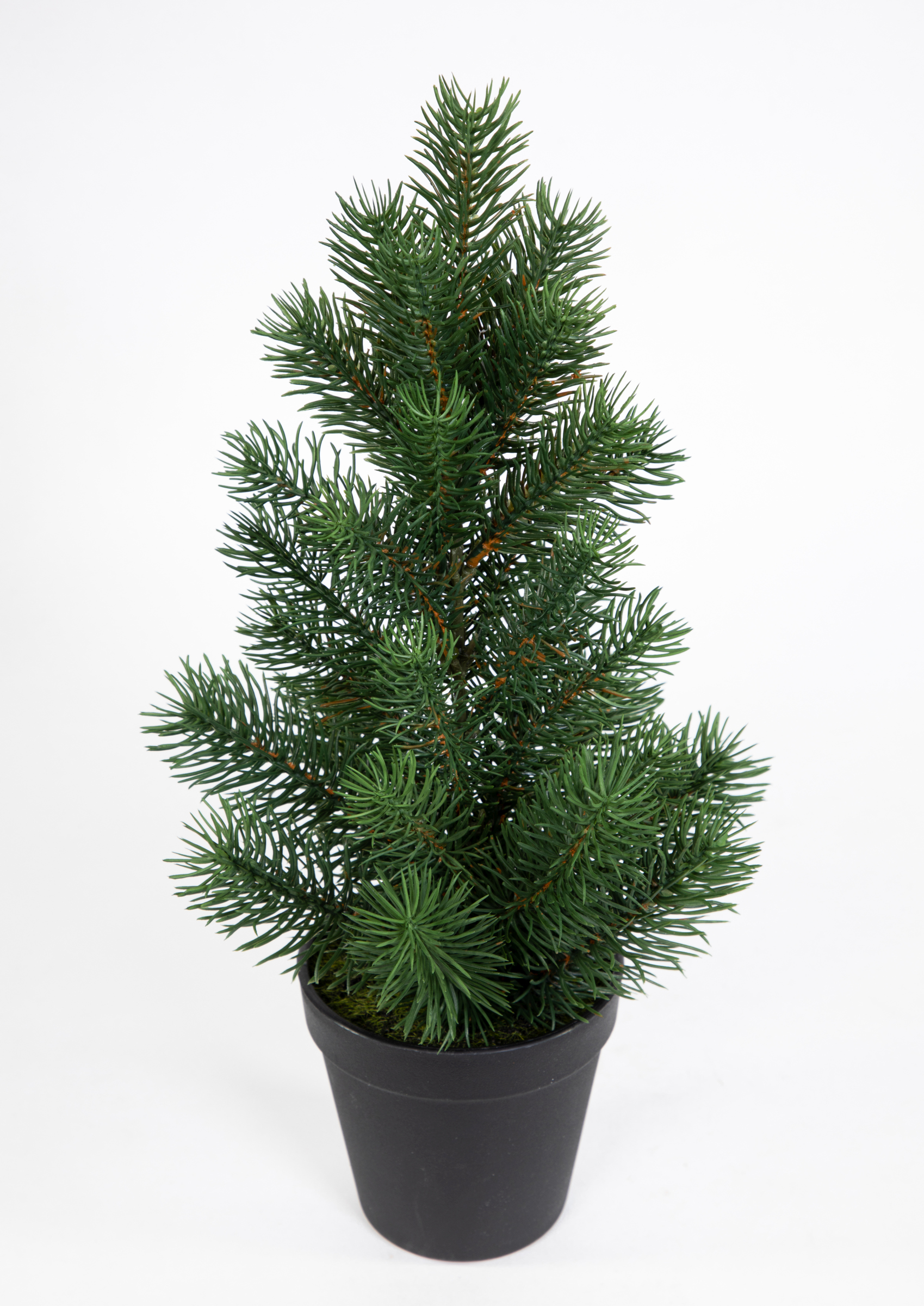 Mini Tannenbaum im Topf 38cm DP künstlicher Weihnachtsbaum Kunststoff 100% PE Tanne Spritzguss