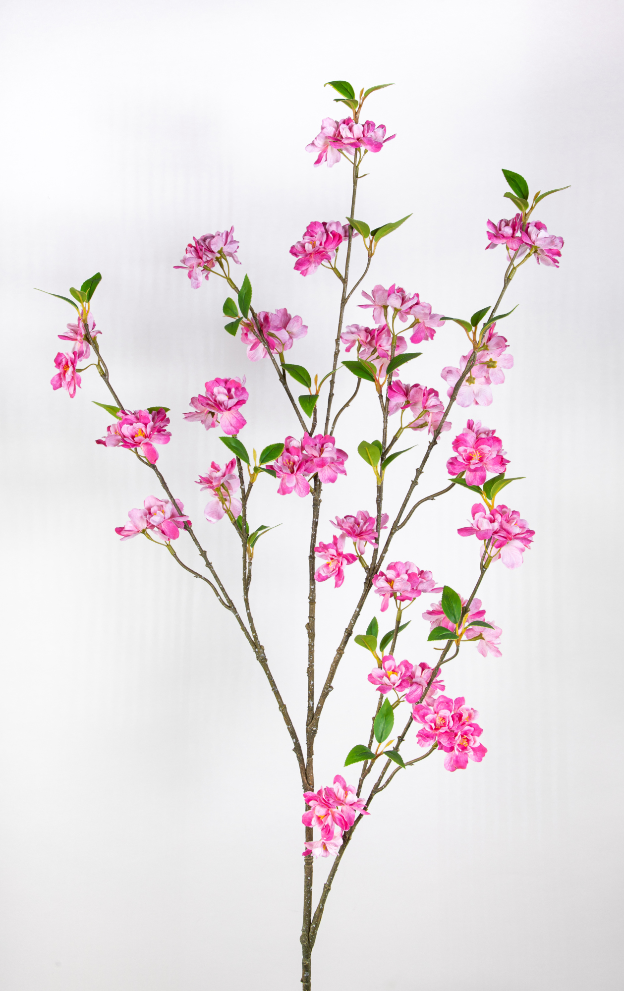 Großer Kirschblütenzweig 125cm rosa-pink GA Kunstblumen künstliche Kirschblüte Blumen Seidenblumen