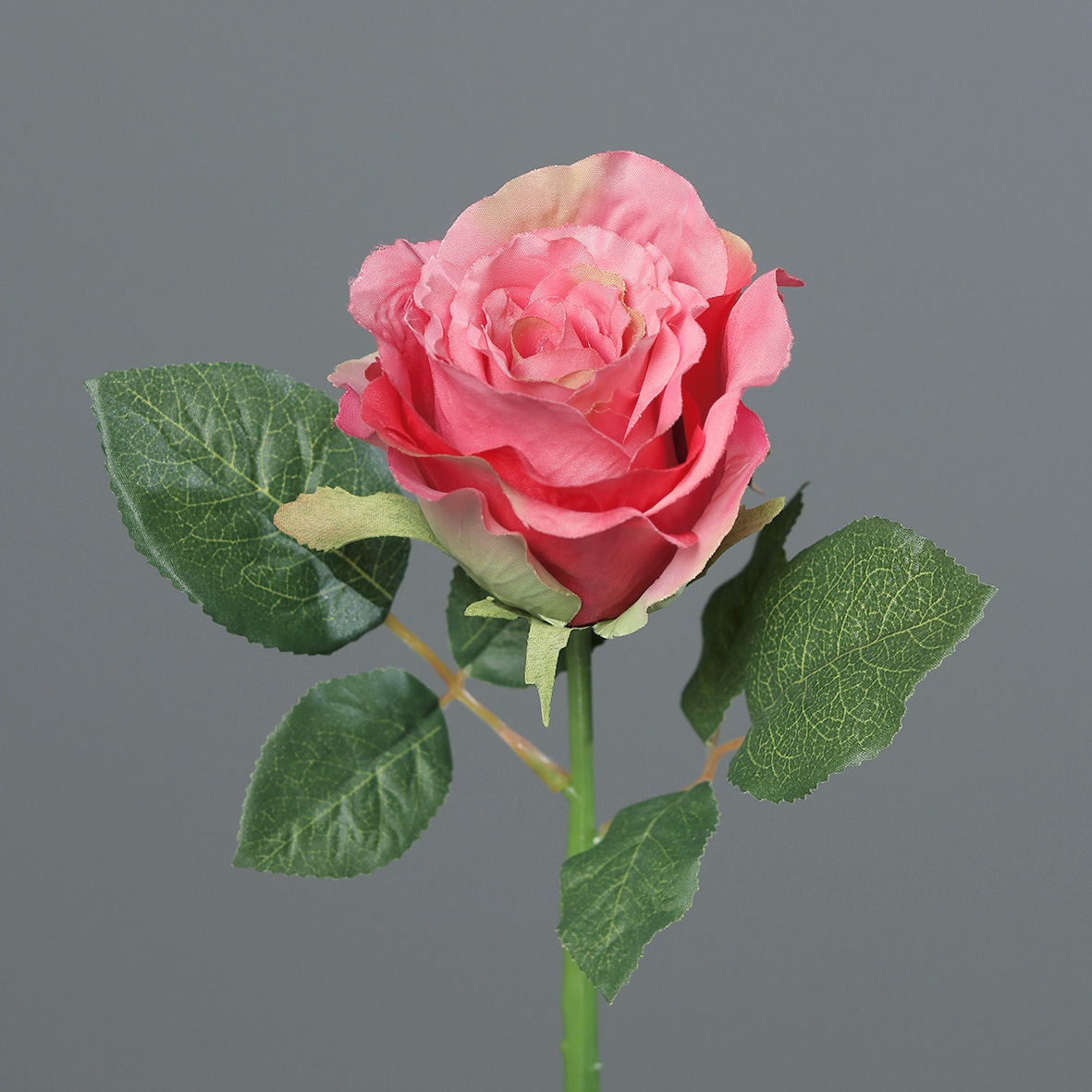 Rose 30cm rosa-pink DP Kunstblumen künstliche Blumen