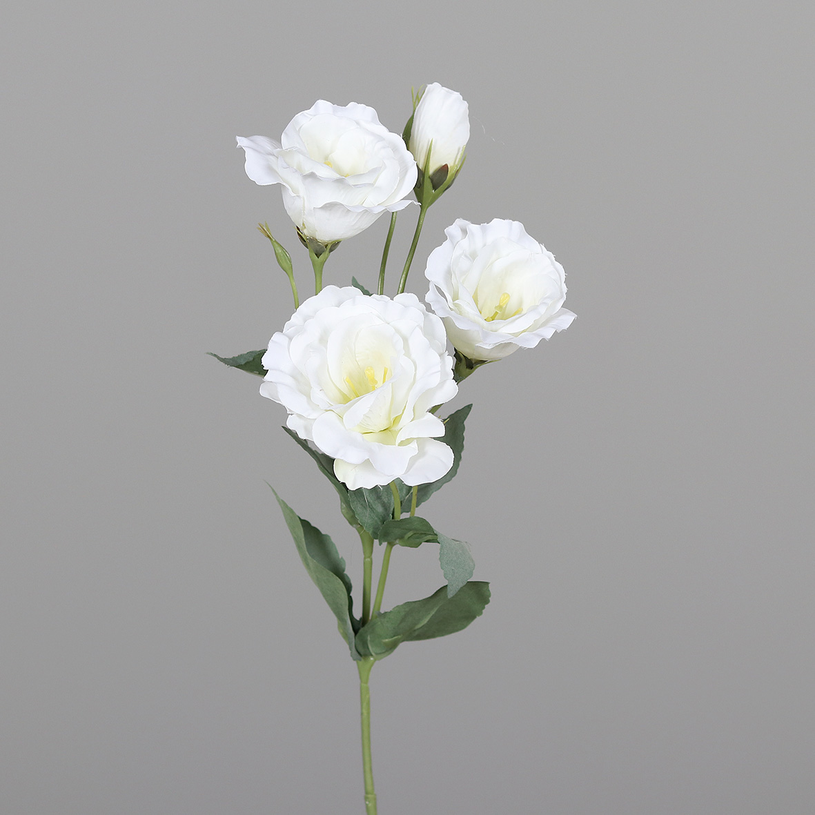 Lisianthus / Eustoma 54cm weiß DP Kunstblumen künstliche Blumen Japanrose Lysianthus