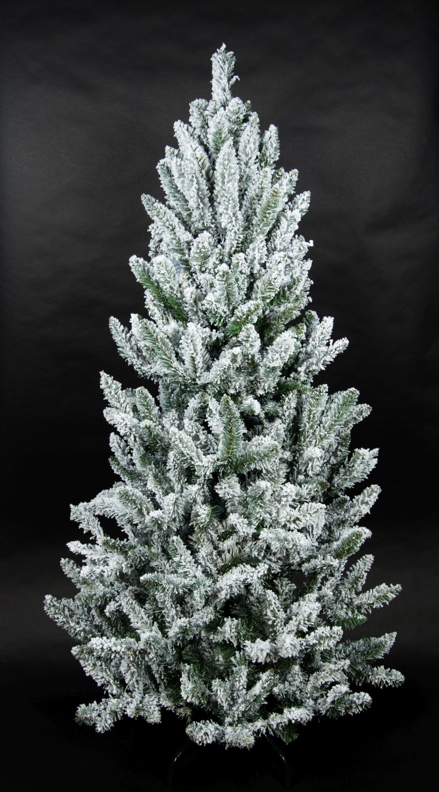Schnee-Tannenbaum 150cm LS künstlicher Weihnachtsbaum Tannenbaum Kunststoff Schneetanne