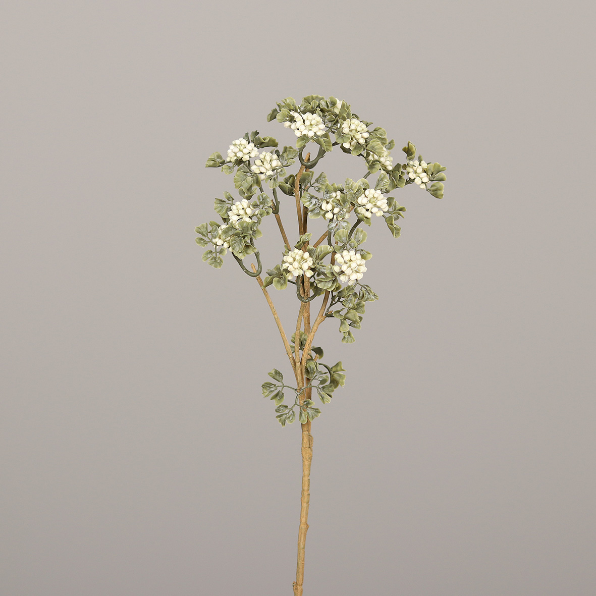 Beerenzweig 62cm weiß DP Kunstzweig künstlicher Zweig Beeren Kunstblumen Kunstpflanzen