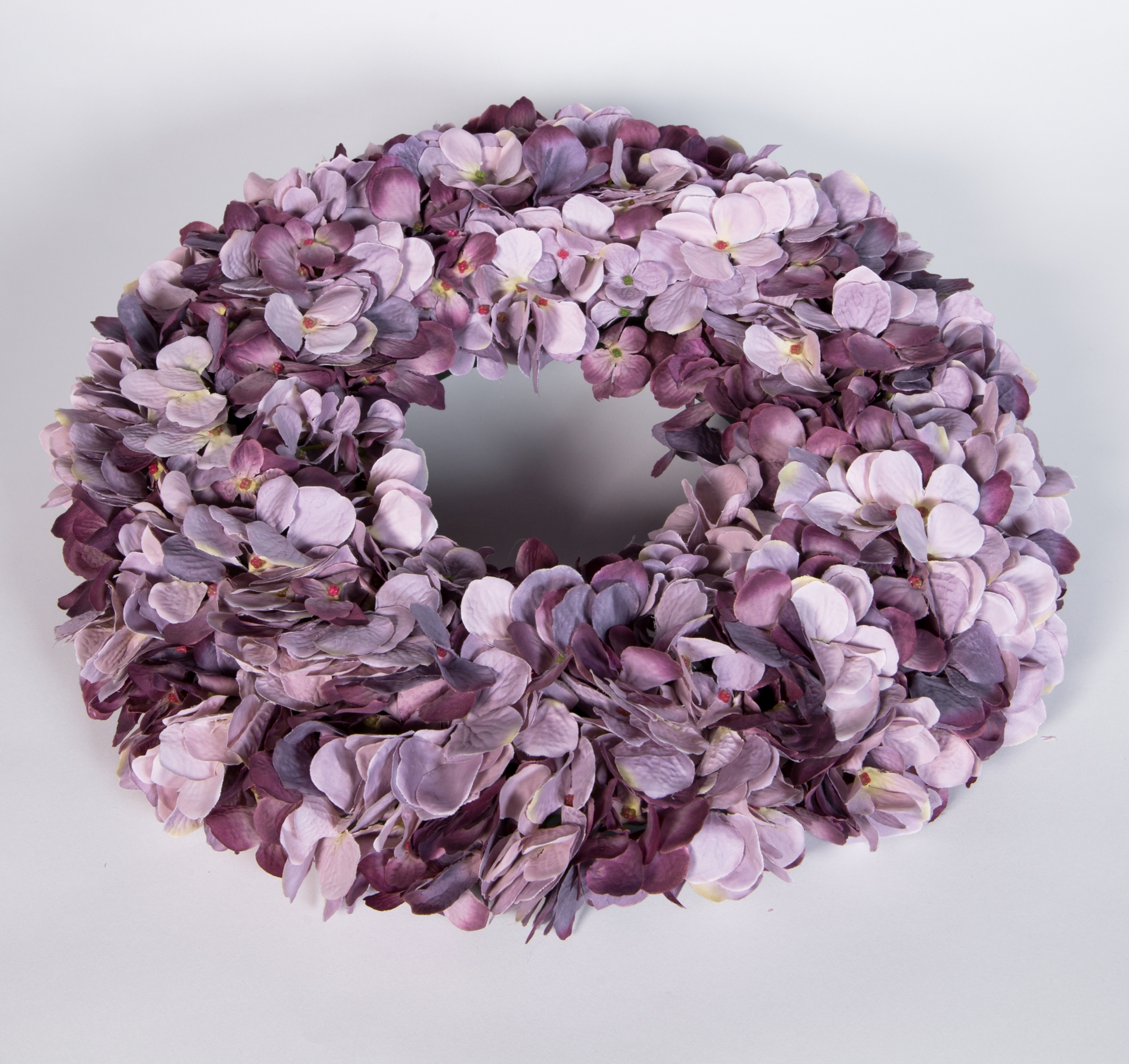 Hortensienkranz 45cm lila-mauve (pastell) JA künstlicher Kranz künstliche Hortensien