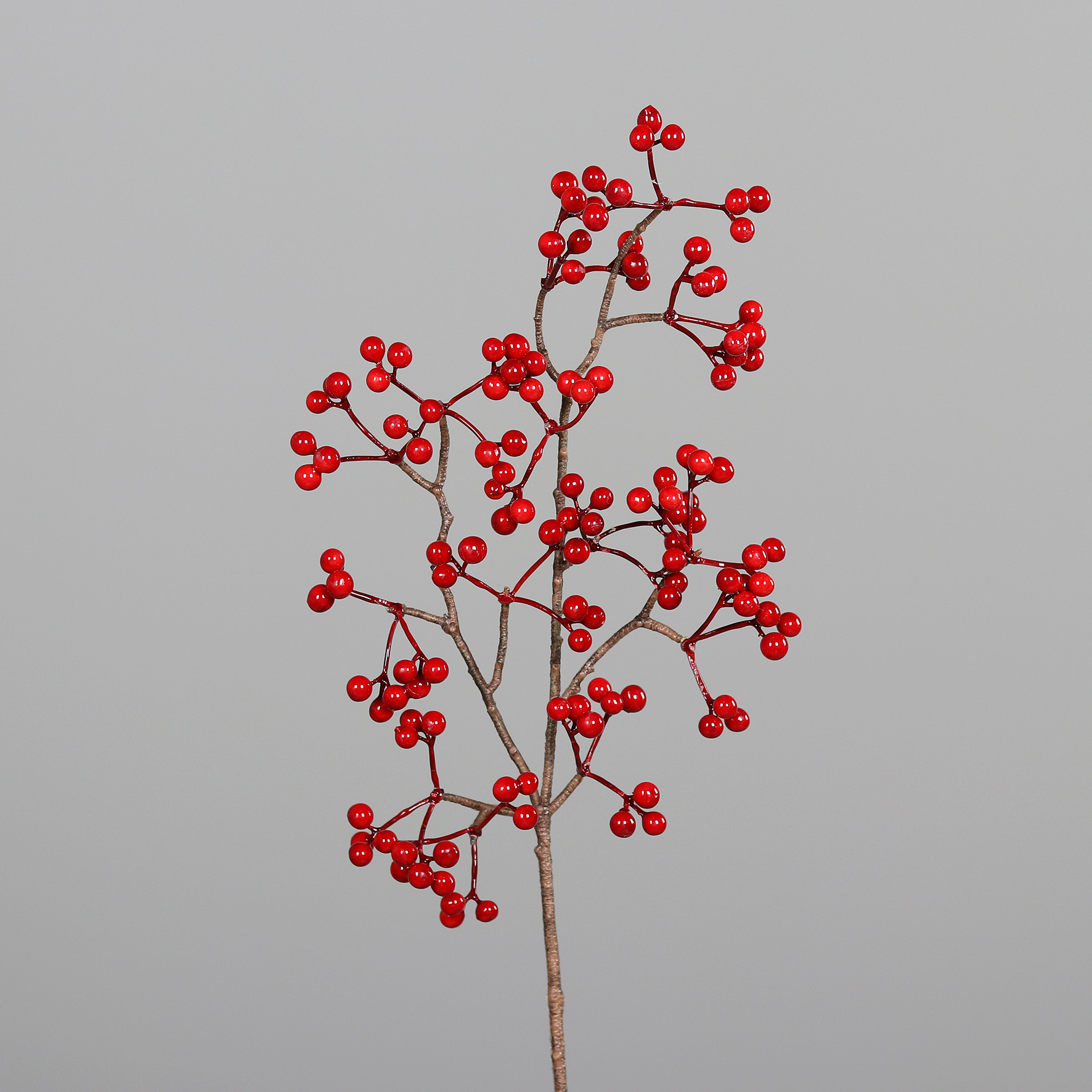 Beerenzweig 52cm rot DP Kunstzweig künstlicher Zweig künstliche Beeren Kunstblumen