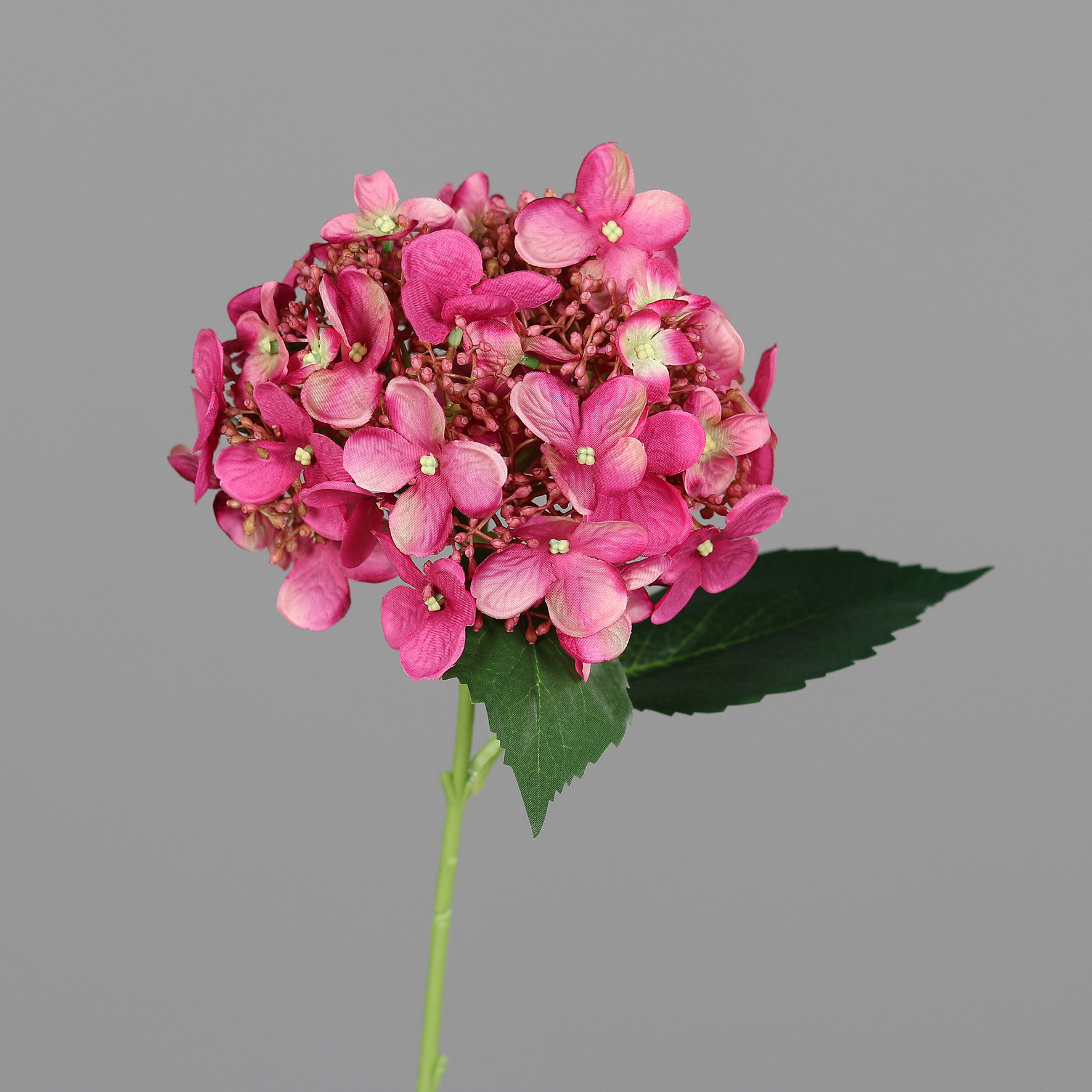 Hortensie 32cm pink DP Kunstlbumen künstliche Blumen Hortensien Hydrangea