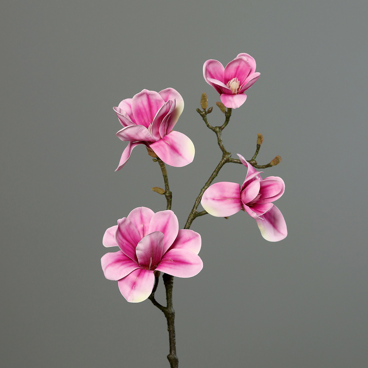 Magnolienzweig Real Touch 85x28cm pink DP Kunstblumen künstliche Blumen Magnolie Magnolia