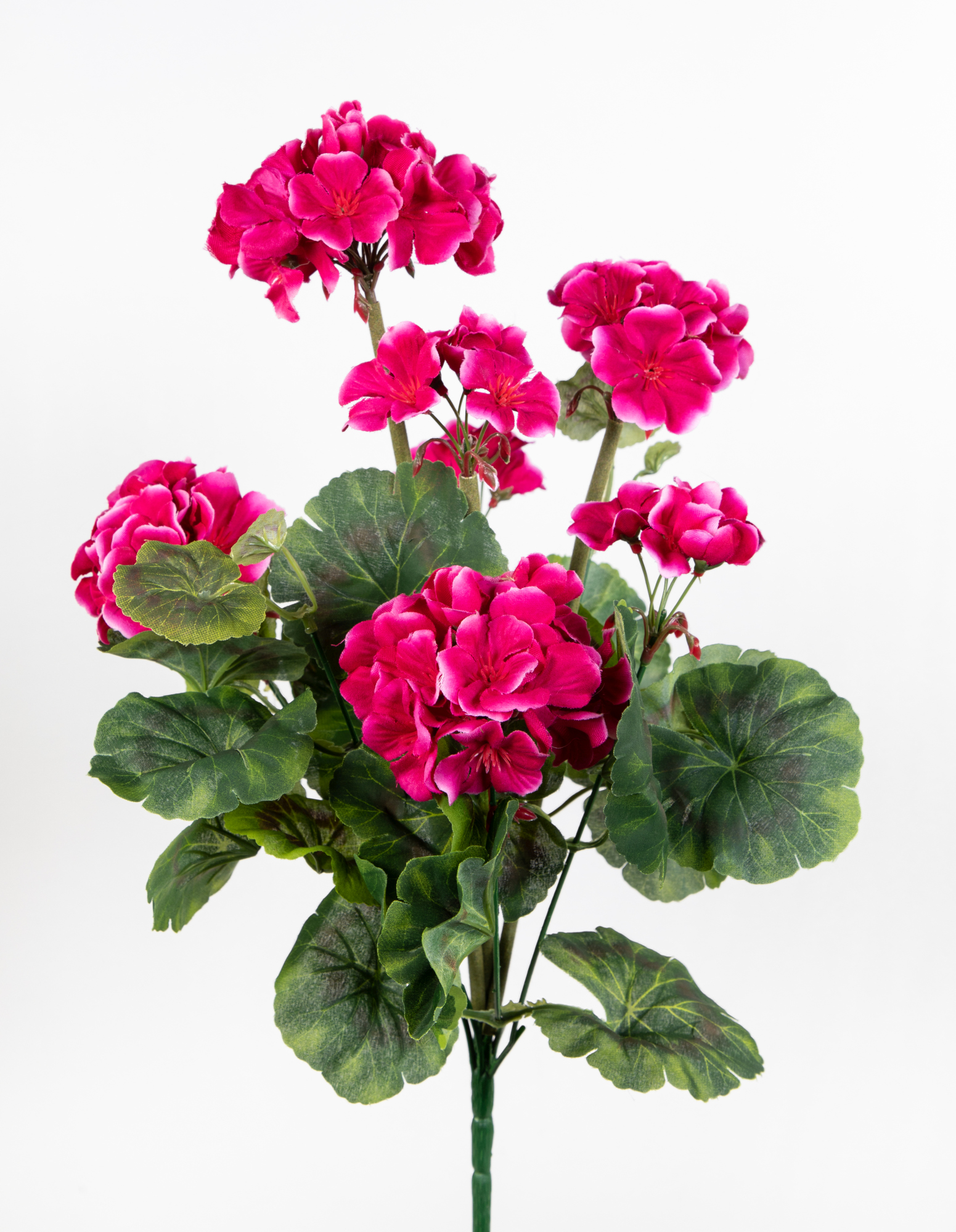 Geranie 45cm beauty -ohne Topf- JA Kunstpflanzen künstliche Pelargonium Blumen Pflanzen Kunstblumen
