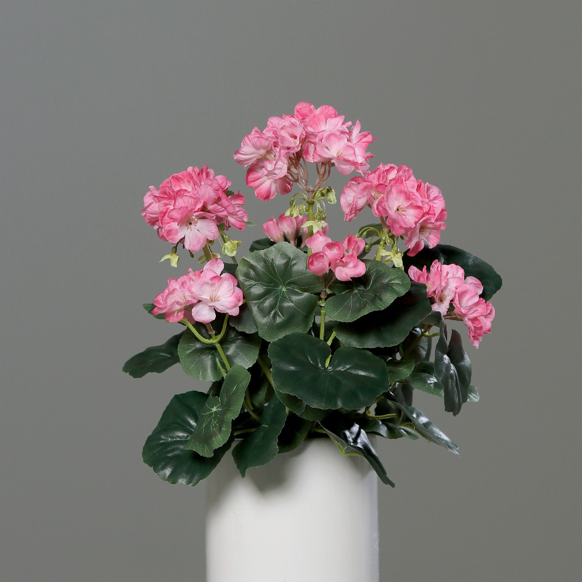Geranie 36x28cm rosa -ohne Topf- DP Kunstpflanzen künstliche Blumen Pflanzen Kunstblumen