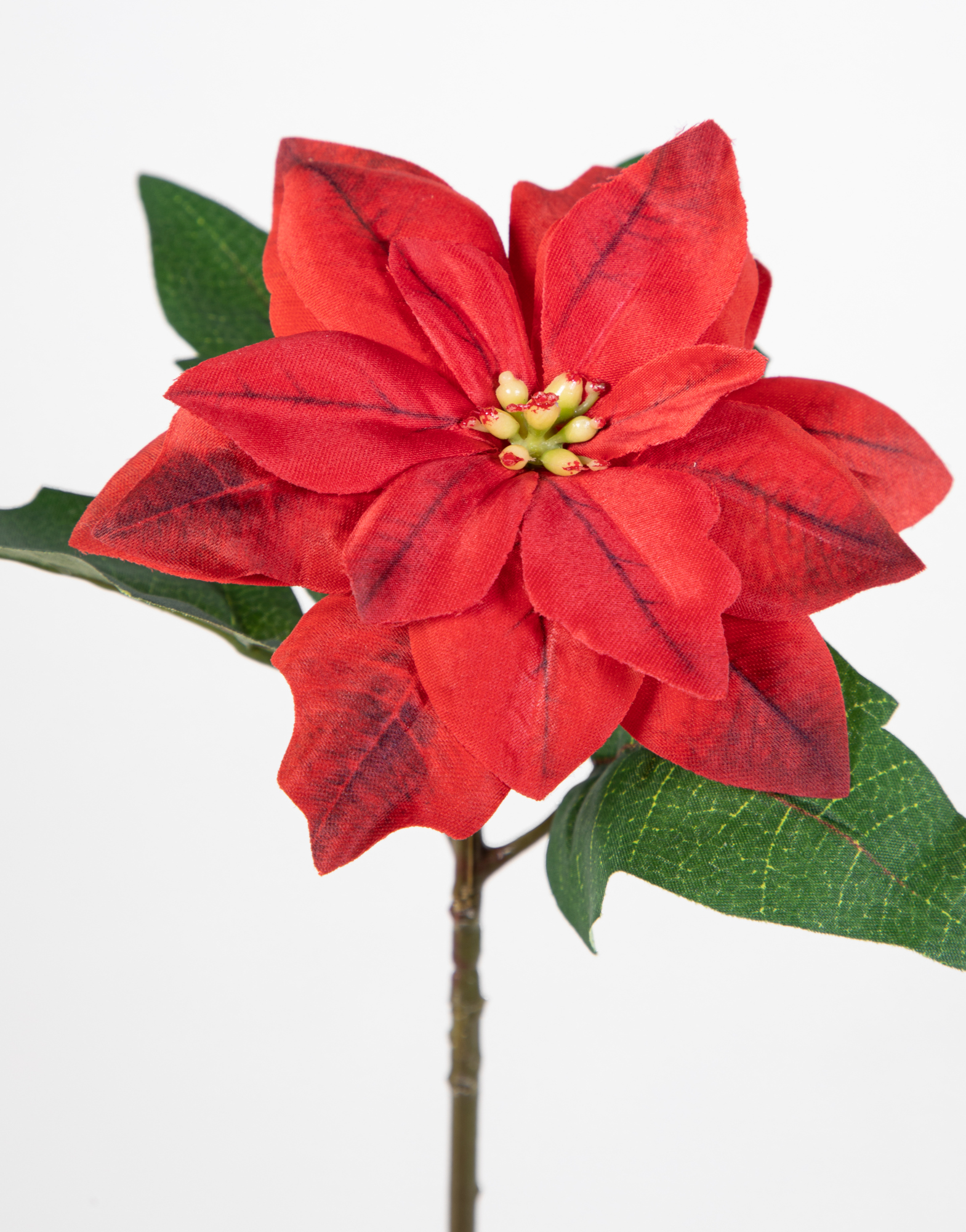 Weihnachtsstern 30cm rot LM Kunstblumen künstliche Blumen Poinsettie künstlicher Weihnachtsstern