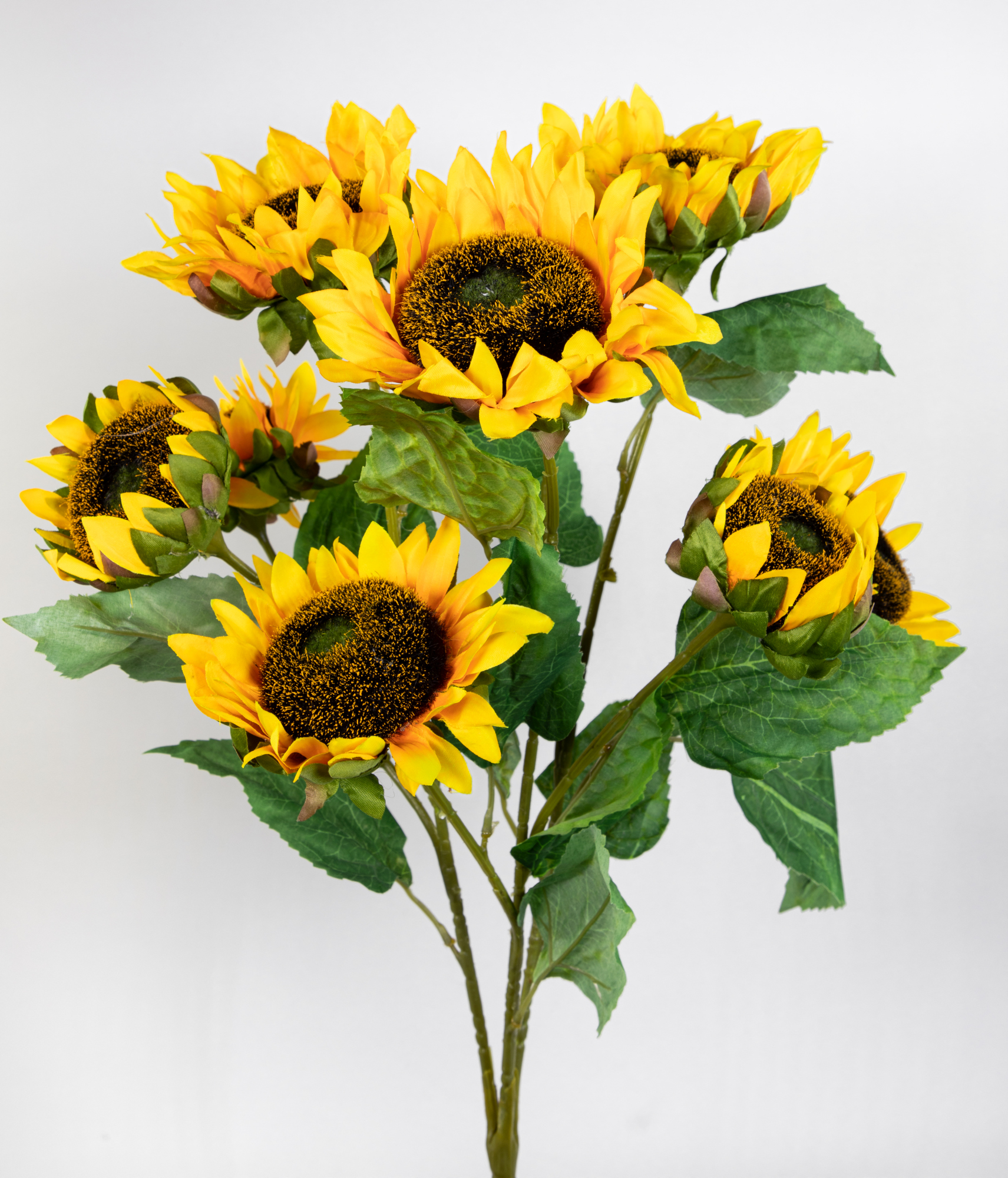 Sonnenblumenstrauß / Sonnenblumenbusch 62x40cm JA Kunstblumen künstliche Blumen Sonnenblumen