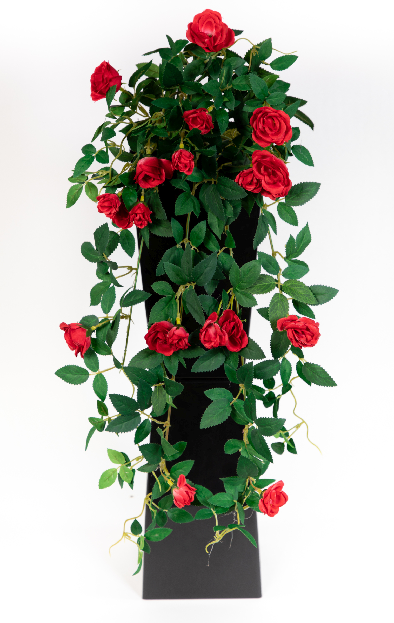 Rosenranke 62cm rot ZF Kunstpflanzen Kunstblumen künstliche Pflanzen künstliche Rosen