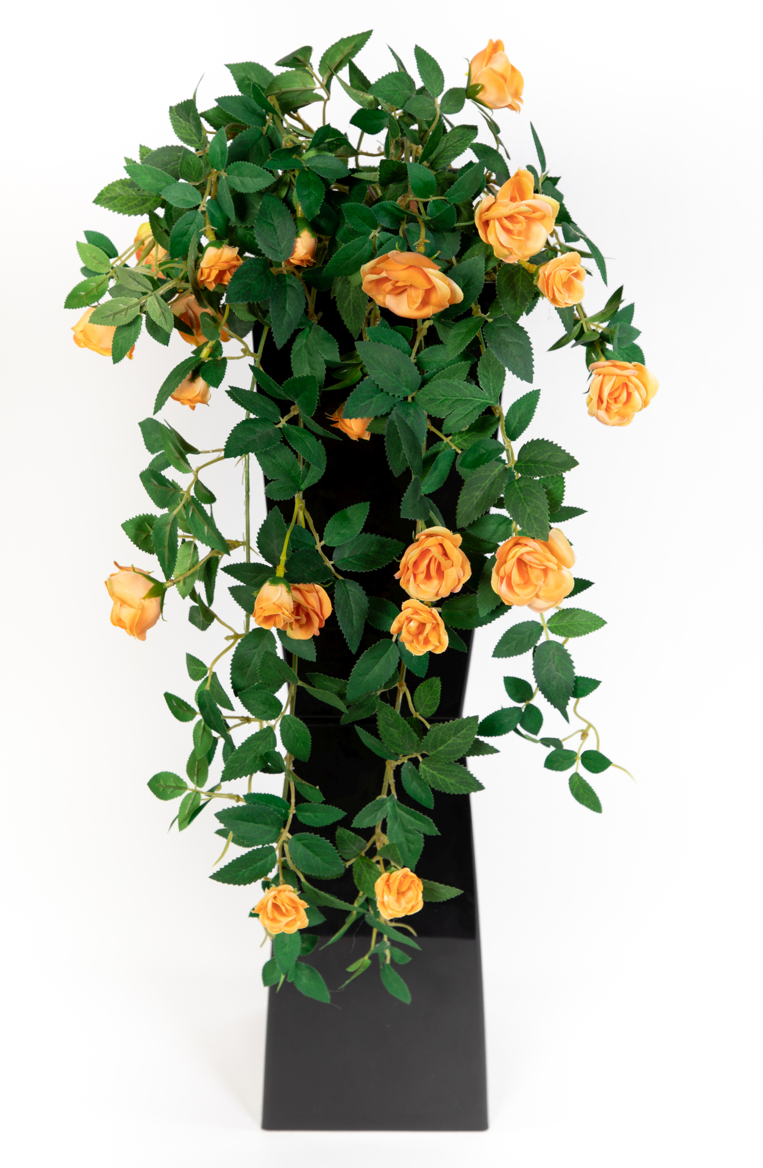 Rosenranke 62cm orange ZF Kunstpflanzen Kunstblumen künstliche Pflanzen künstliche Rosen