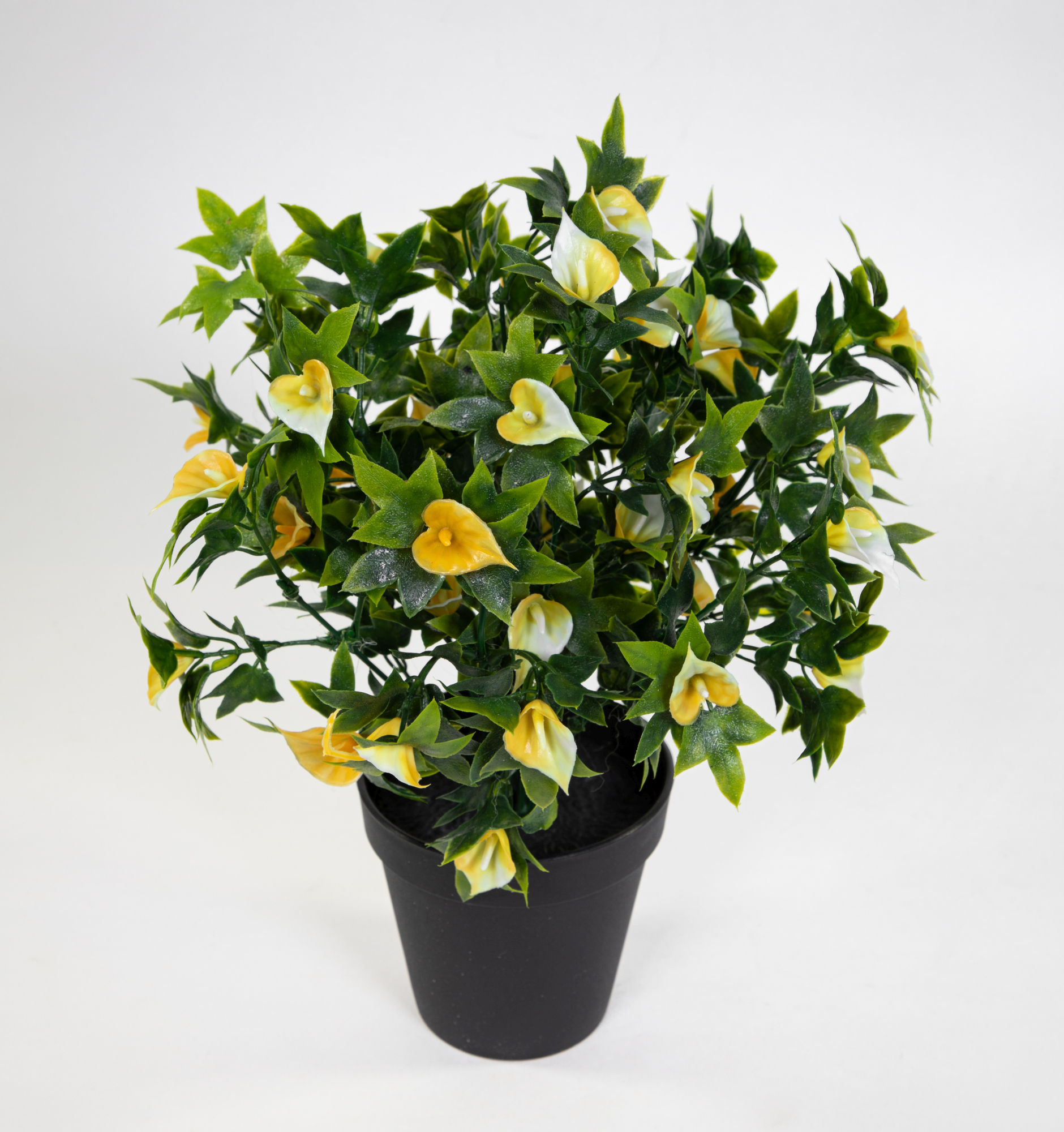 Callabusch / Callapflanze 32cm gelb im Topf JA Kunstblumen künstliche Calla Blumen Pflanzen Blumen