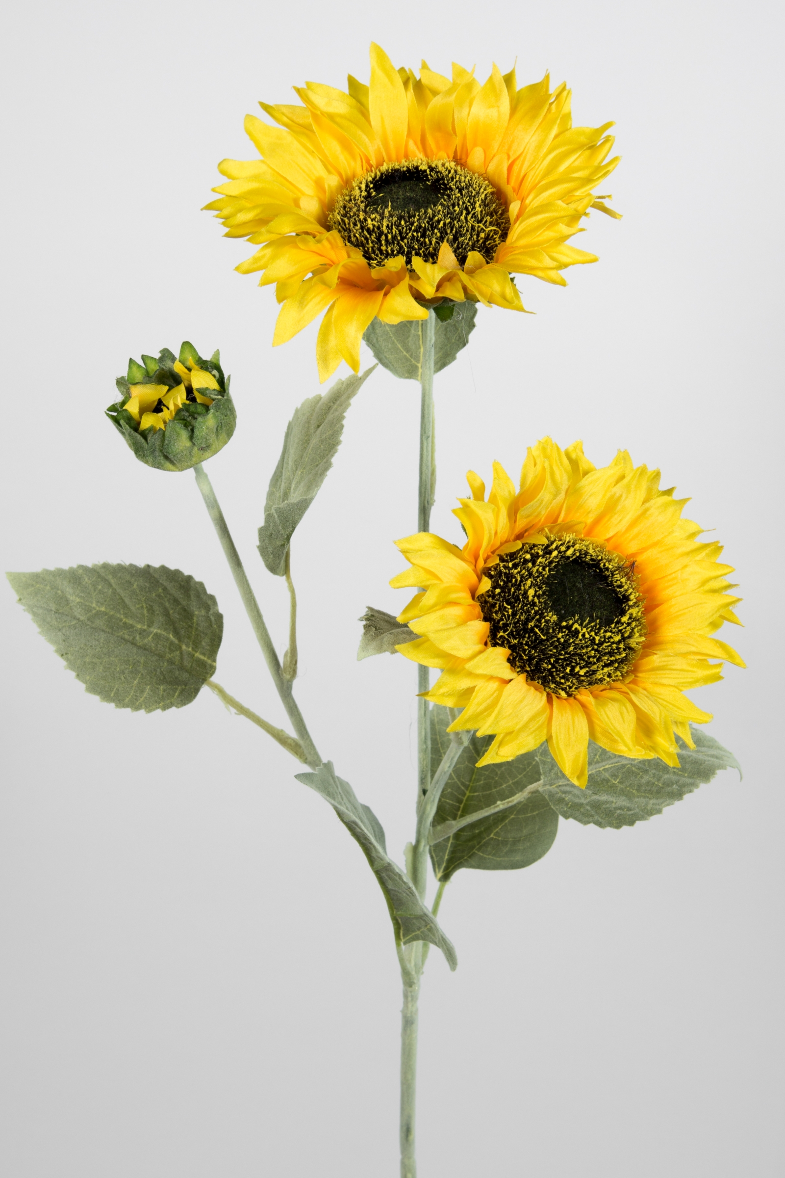 Sonnenblume Deluxe 3-fach 65cm LM Kunstblumen künstliche Blumen Sonnenblumen