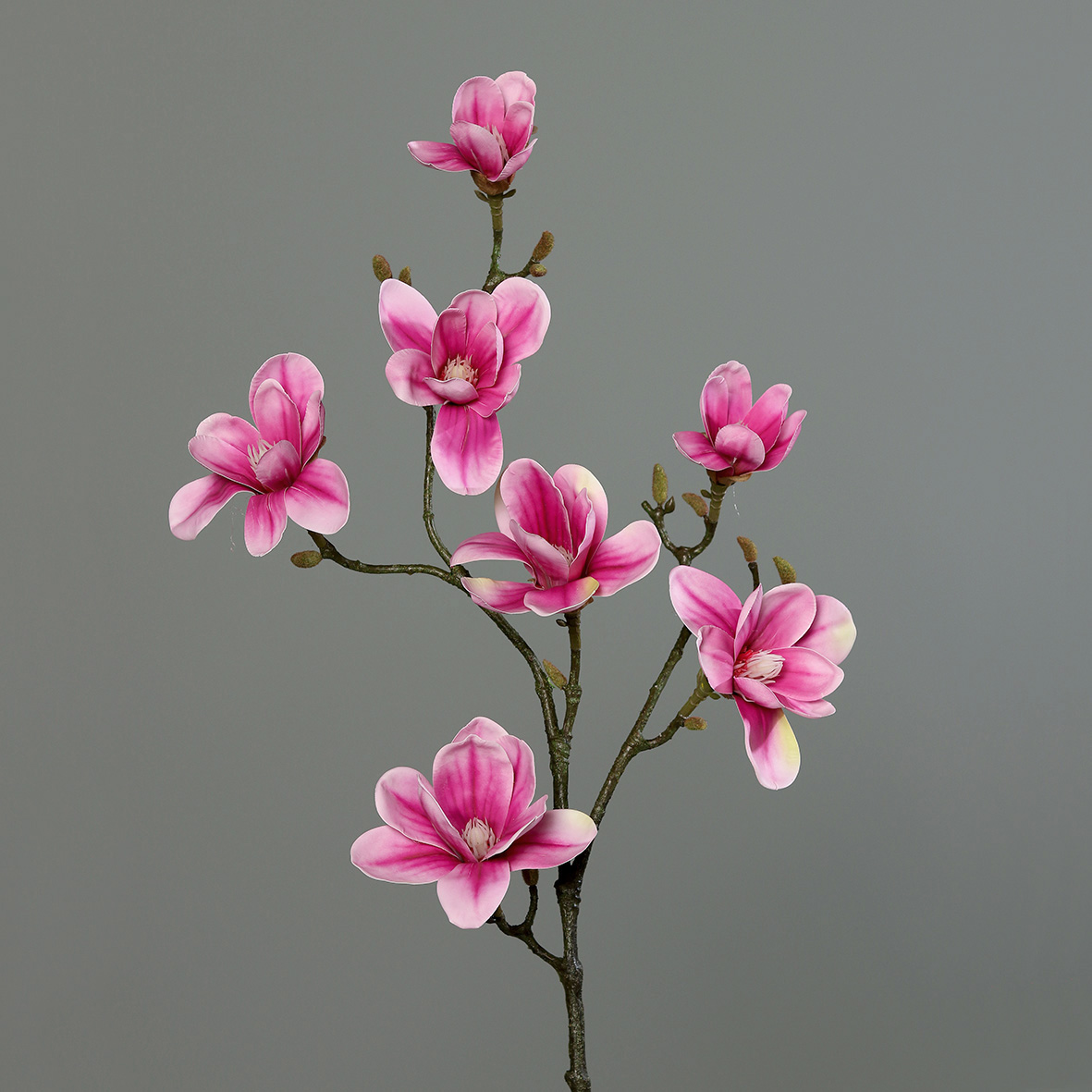 Magnolienzweig Real Touch 100x30cm pink DP Kunstblumen künstliche Blumen Magnolie Magnolia