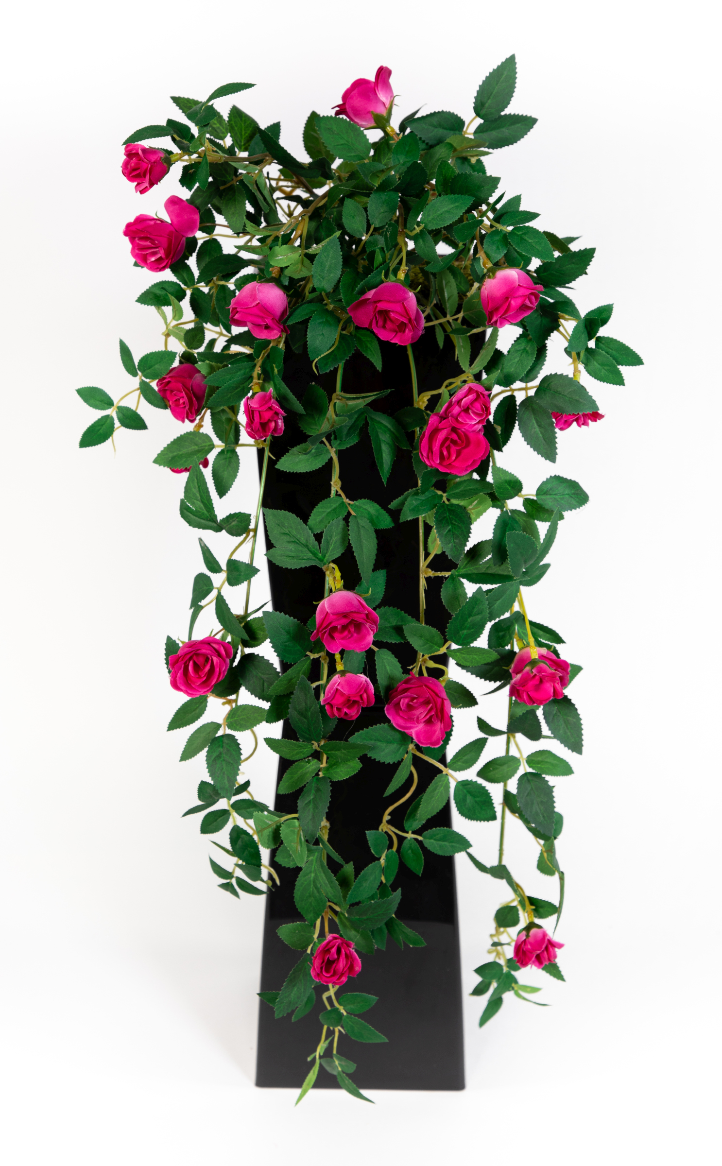 Rosenranke 62cm fuchsia ZF Kunstpflanzen Kunstblumen künstliche Pflanzen künstliche Rosen