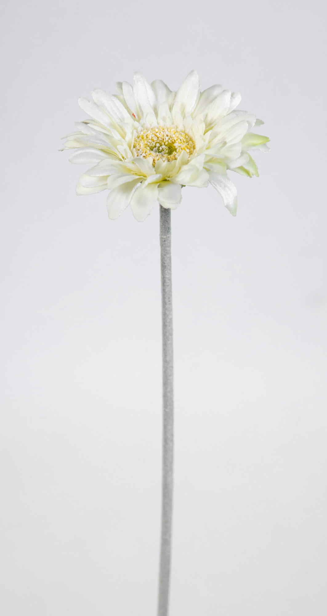 12 Stück Gerbera 46cm weiß OG Kunstblumen künstliche Gerbera Blumen Seidenblumen