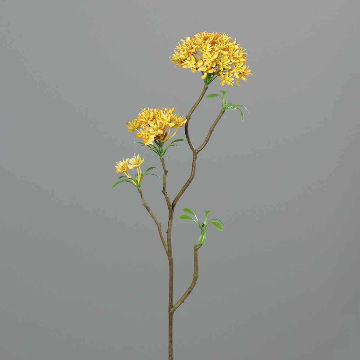 Bouvardienzweig 55cm gelb GA Kunstblumen künstliche Bowardien Bouvardien Blumen Zweige