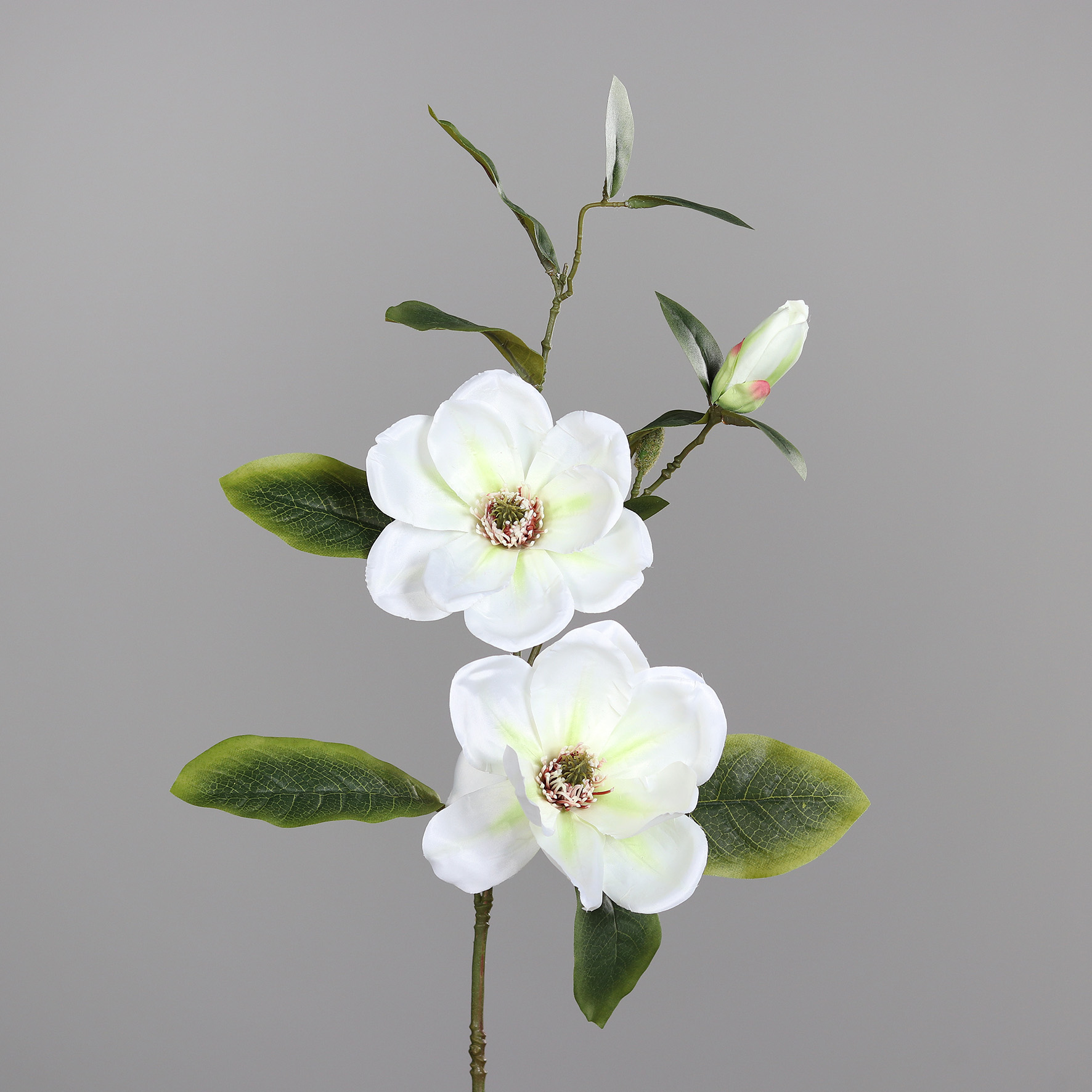 Magnolienzweig 82cm weiß DP Kunstblumen künstliche Blumen Magnolie Magnolia