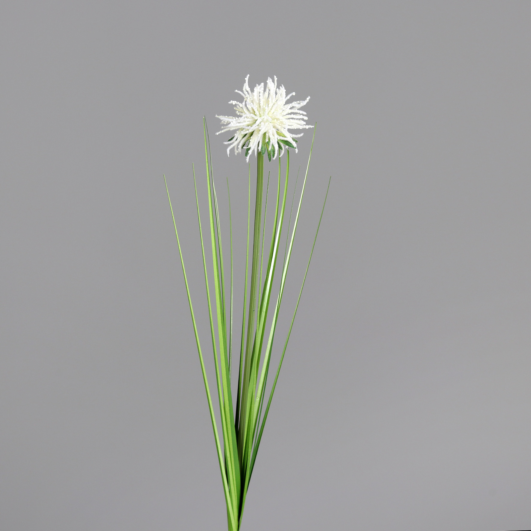 Alliumblüte mit Gras 78cm weiß DP Kunstblumen künstliche Blumen Allium