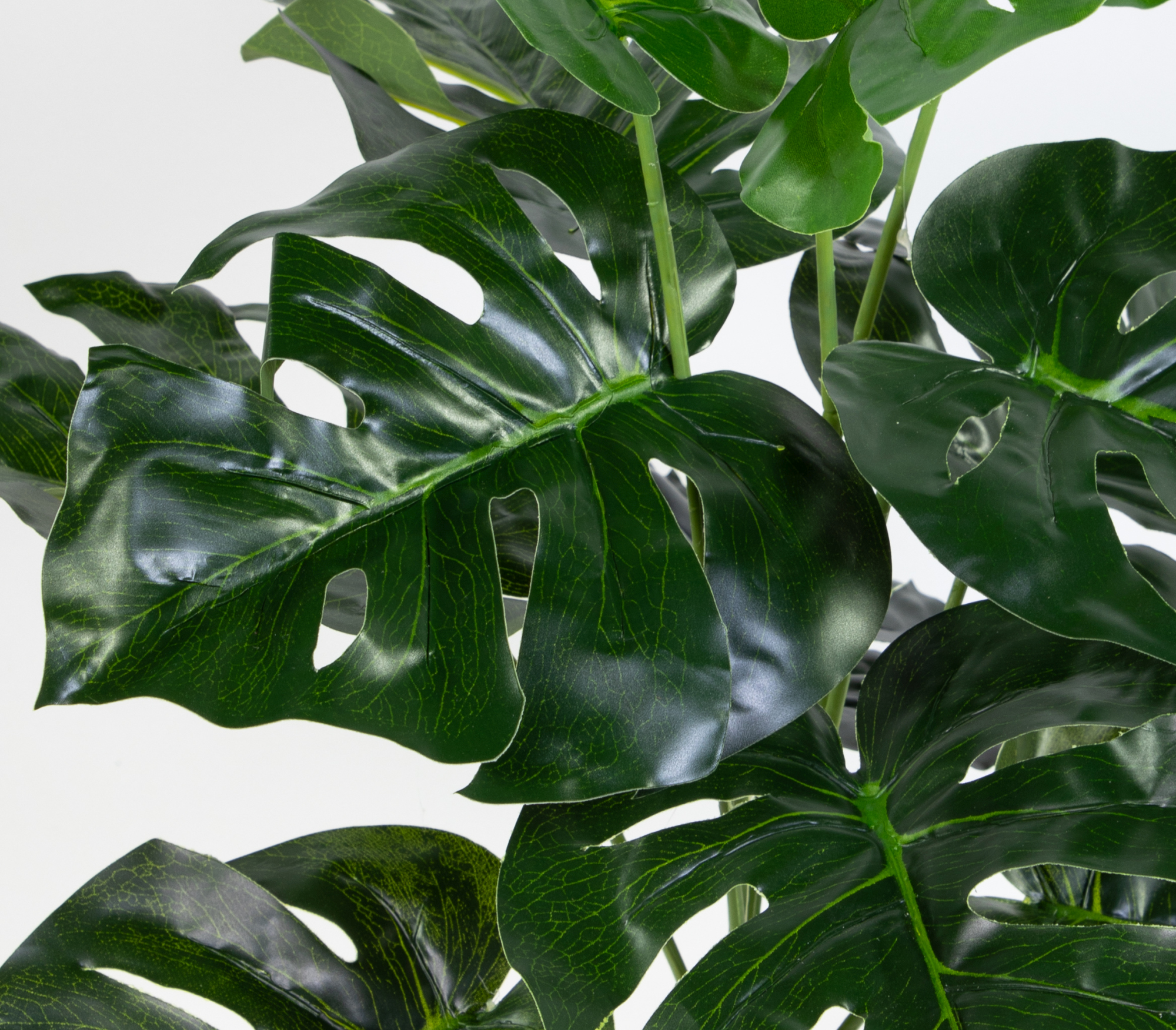 Splitphilopflanze grün Touch ZJ Real Topf im 50cm Splitphilo Kunstpflanzen künstliche Pflanzen