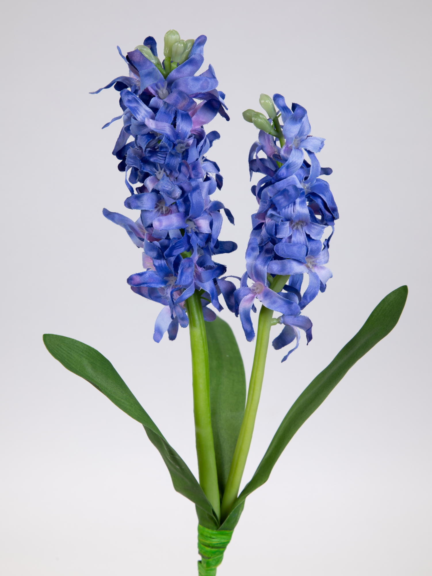 Hyazinthe mit 2 Blütendolden 36cm blau JA Kunstblumen Kunstpflanzen künstliche Blumen Pflanzen