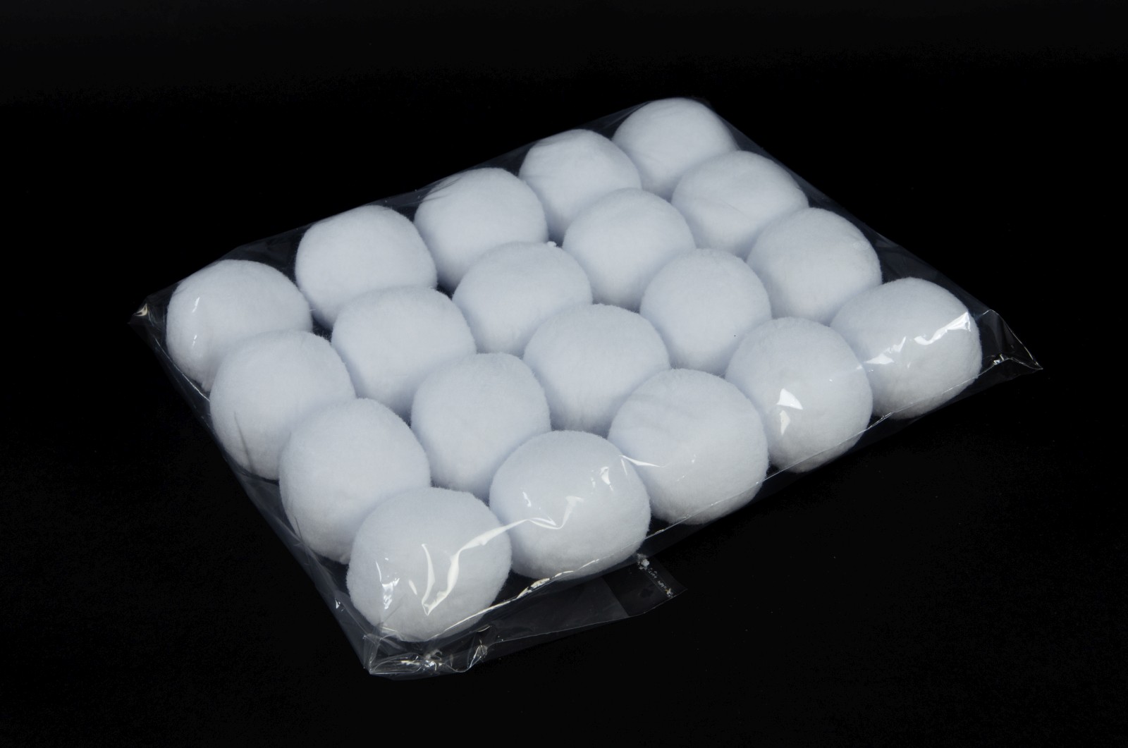 20 Stück - Indoor Schneebälle 7cm künstliche Schneekugeln künstlicher Schneeball