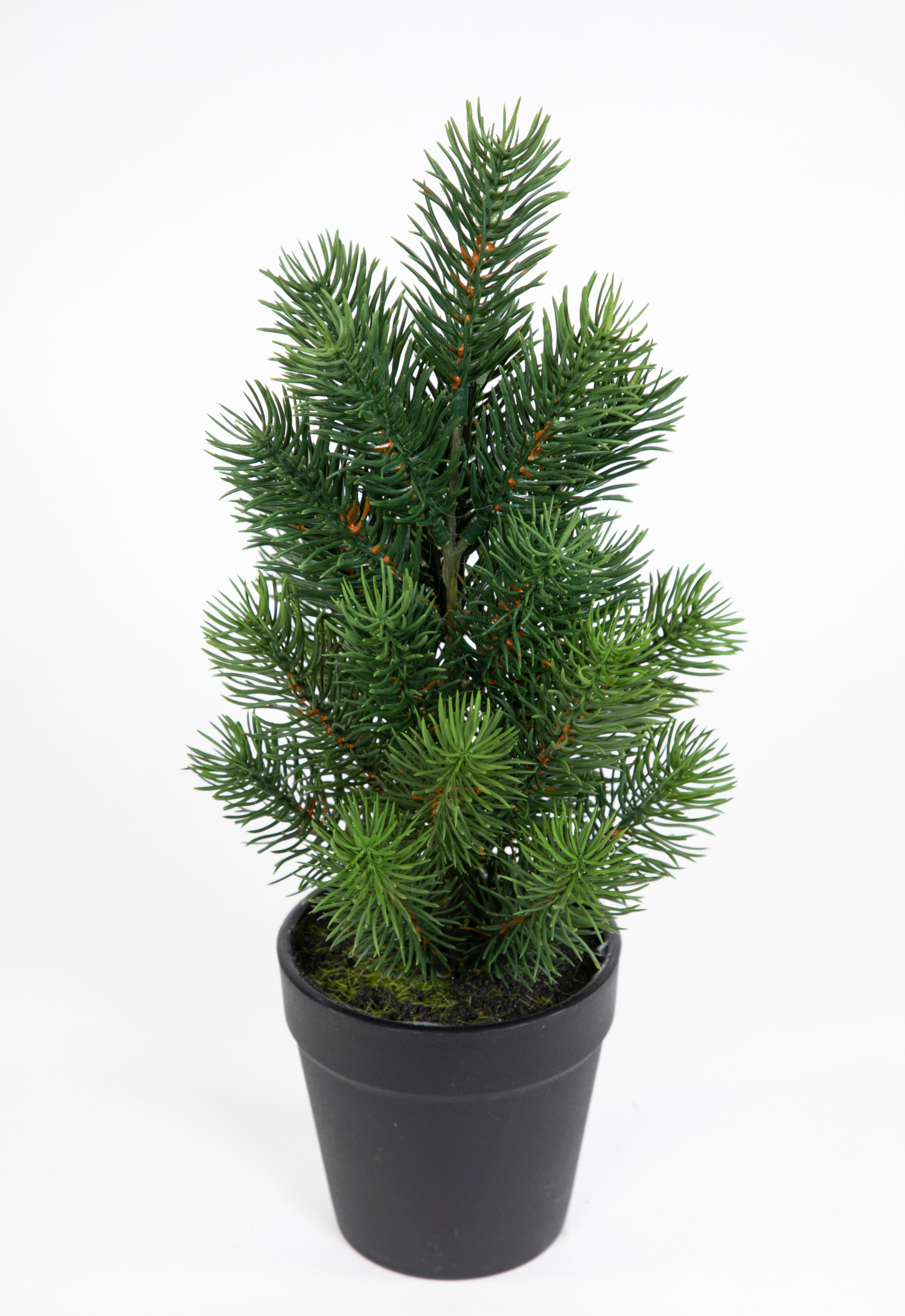 Mini Tannenbaum im Topf 32cm YF künstlicher Weihnachtsbaum Kunststoff 100% PE Tanne Spritzguss