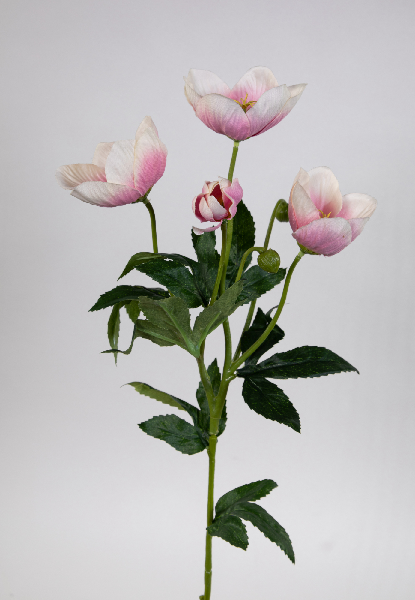 Christrose 62cm hellrosa PM Kunstblumen künstliche Christrose Blumen Helleborus
