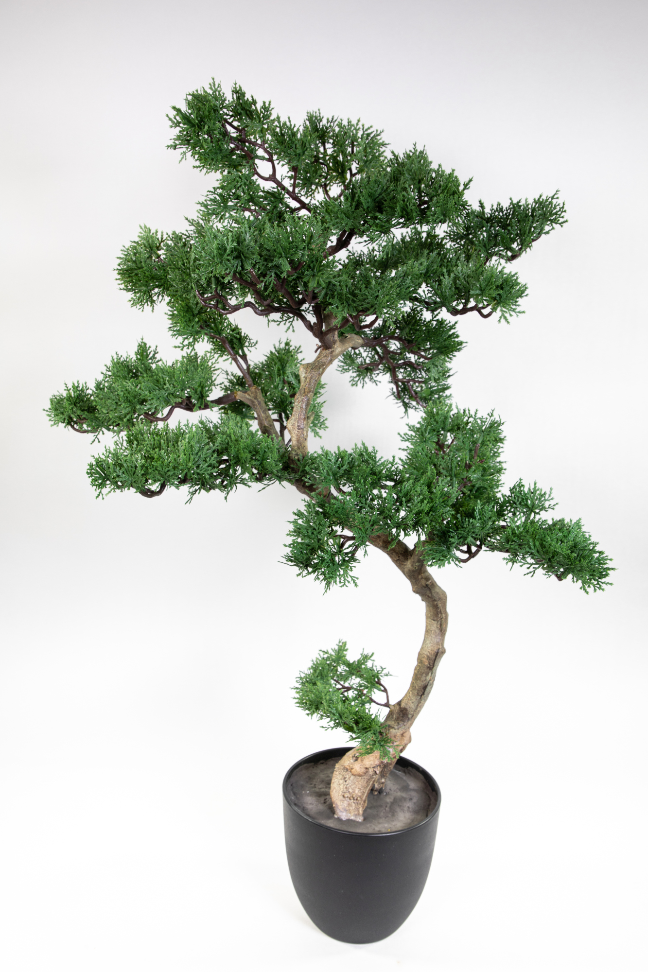 Bonsai Zeder 90x60cm GA künstlicher Baum Kunstbaum Dekobaum Kunstpflanzen