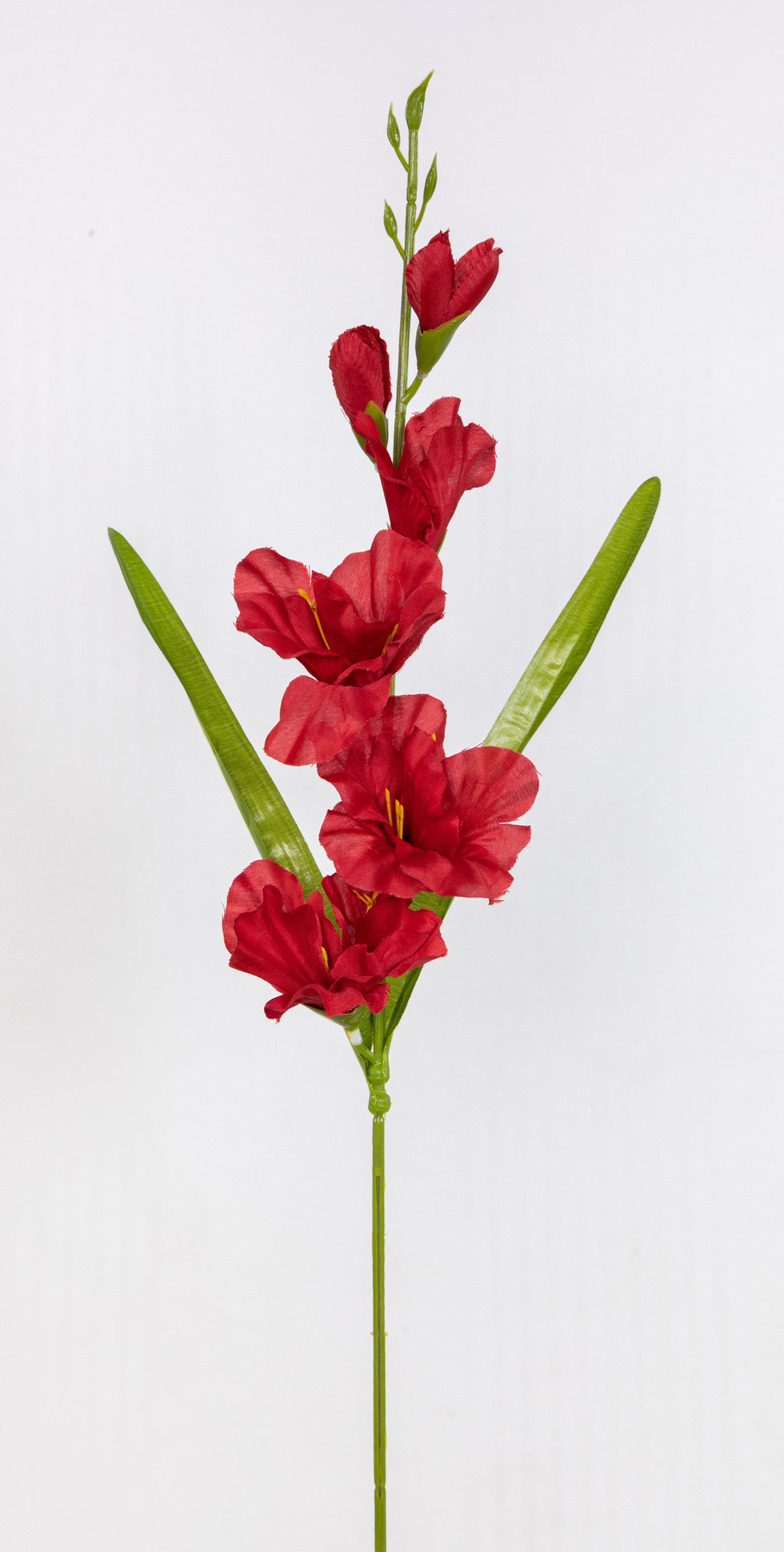 Gladiole 60cm rot FT Kunstblumen künstliche Schwertblume Blumen
