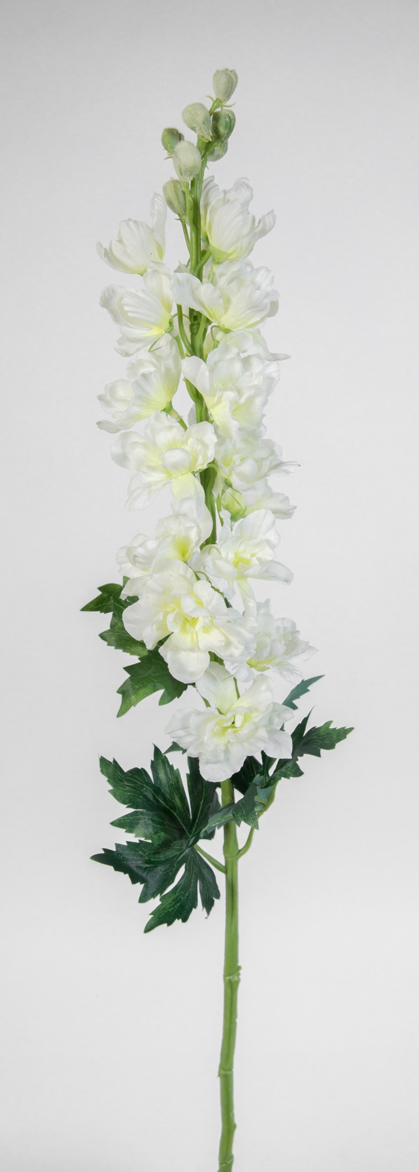 Rittersporn / Delphinium 86cm weiß-creme PM Kunstblumen künstliche Blumen