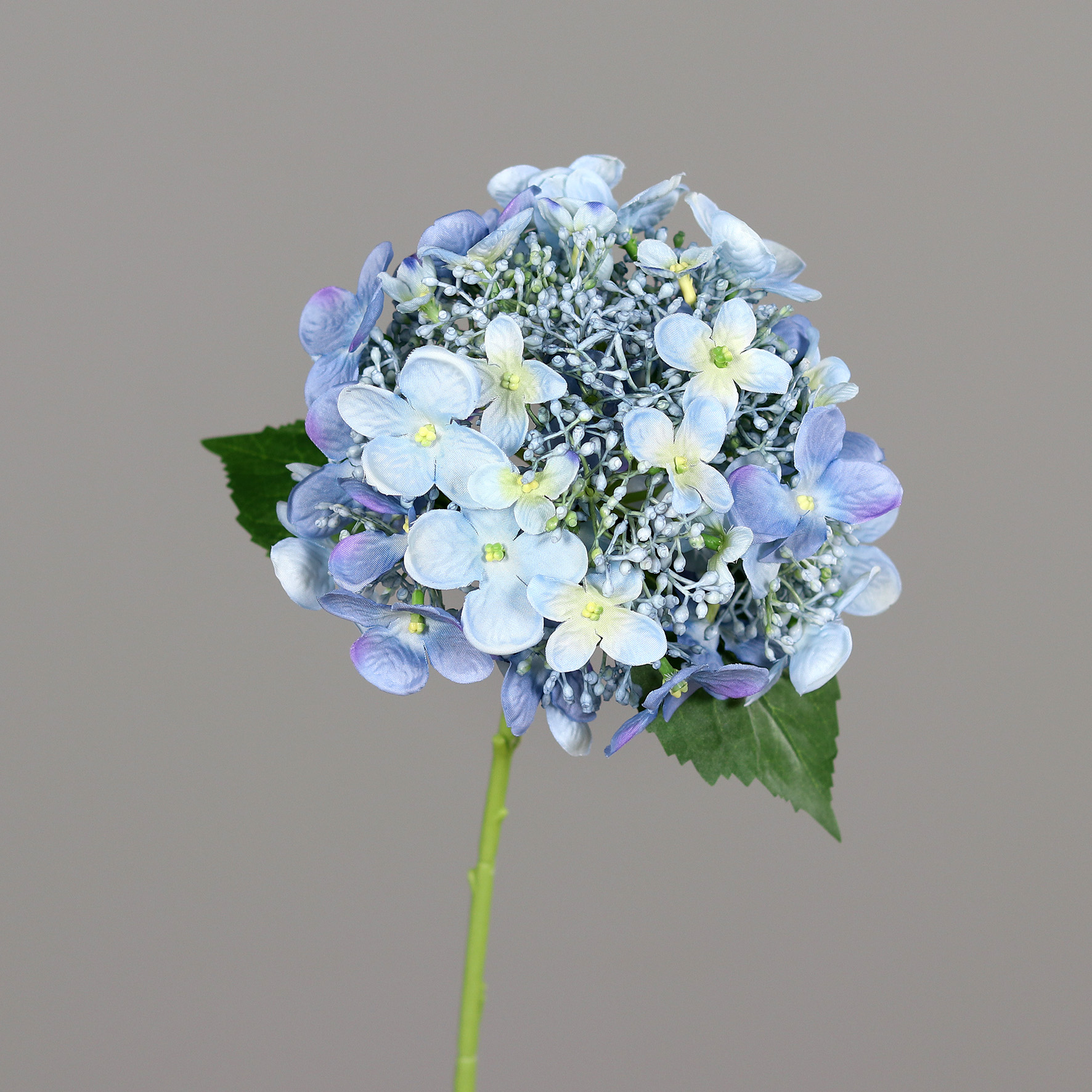 Sommer Hortensie 52cm blau DP Kunstlbumen künstliche Blumen Hortensien Hydrangea