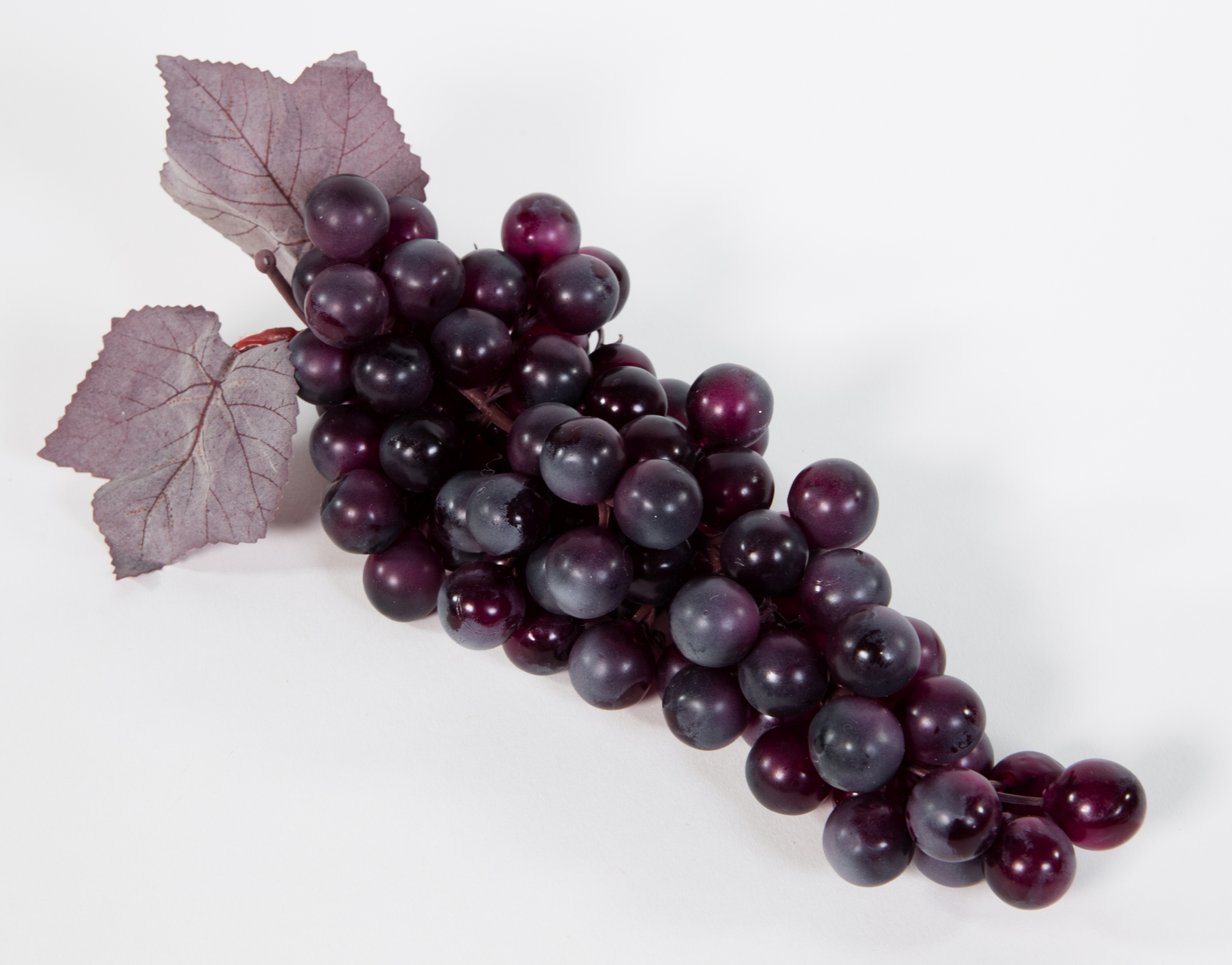 Künstliche Weintrauben 24cm dunkel-rot JA Dekoobst Kunstobst Künstliches Obst künstliche Trauben