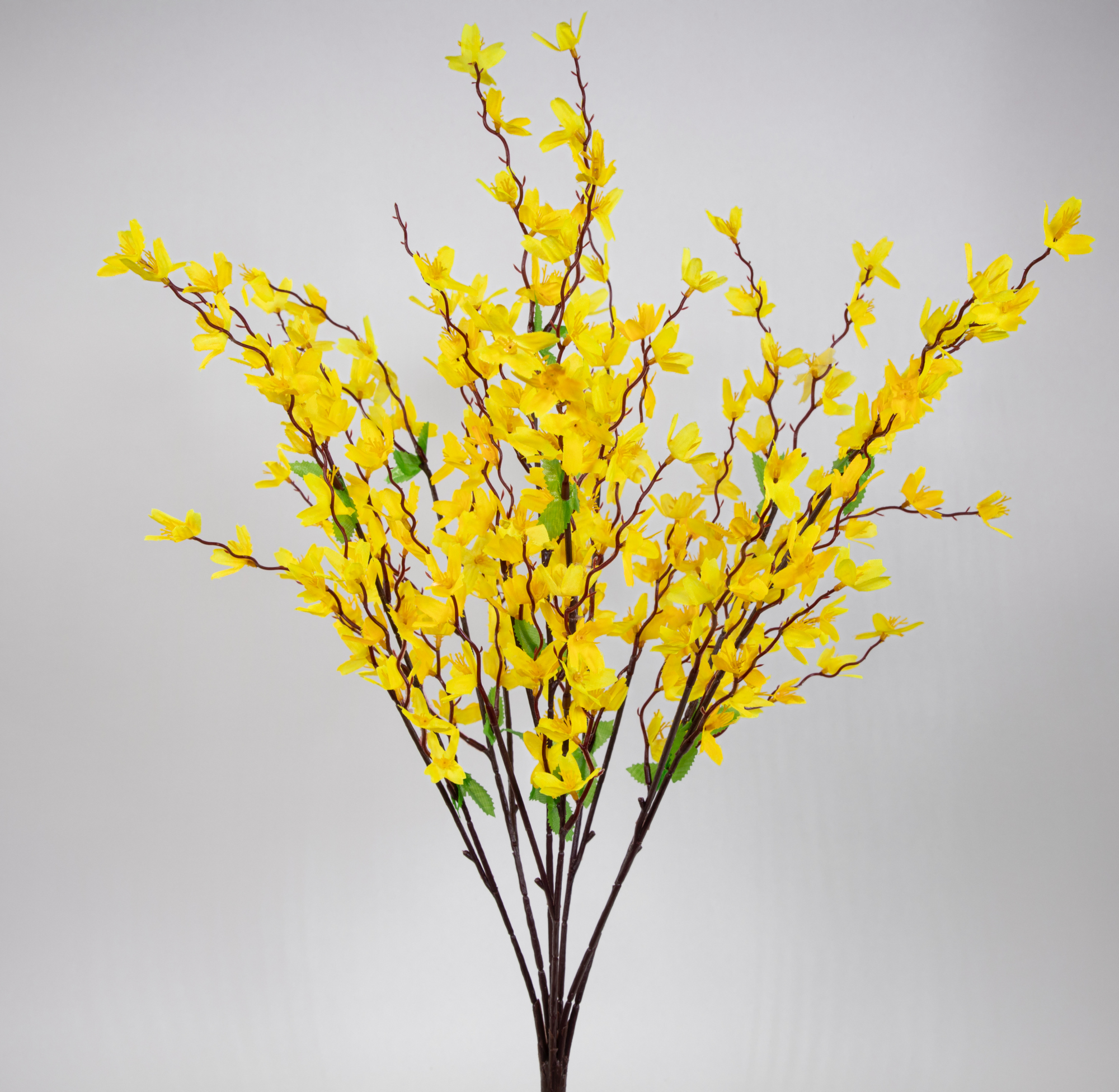 Forsythienbusch 65cm ZF Kunstblumen künstliche Forsythie Goldflieder Goldglöckchen Blumen