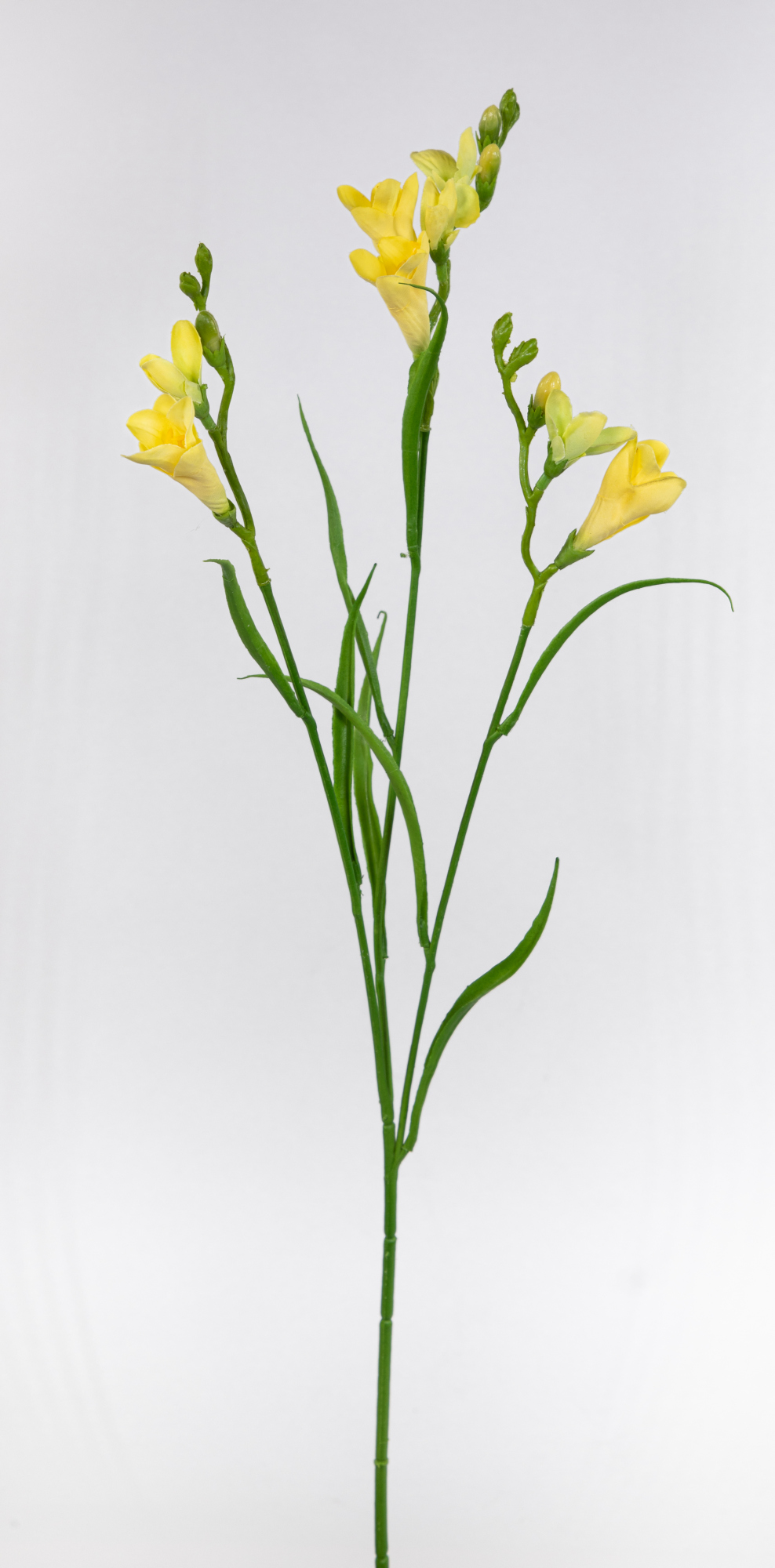 Freesie 65cm gelb FT Kunstblumen künstliche Blumen Freesia Schwertlilie