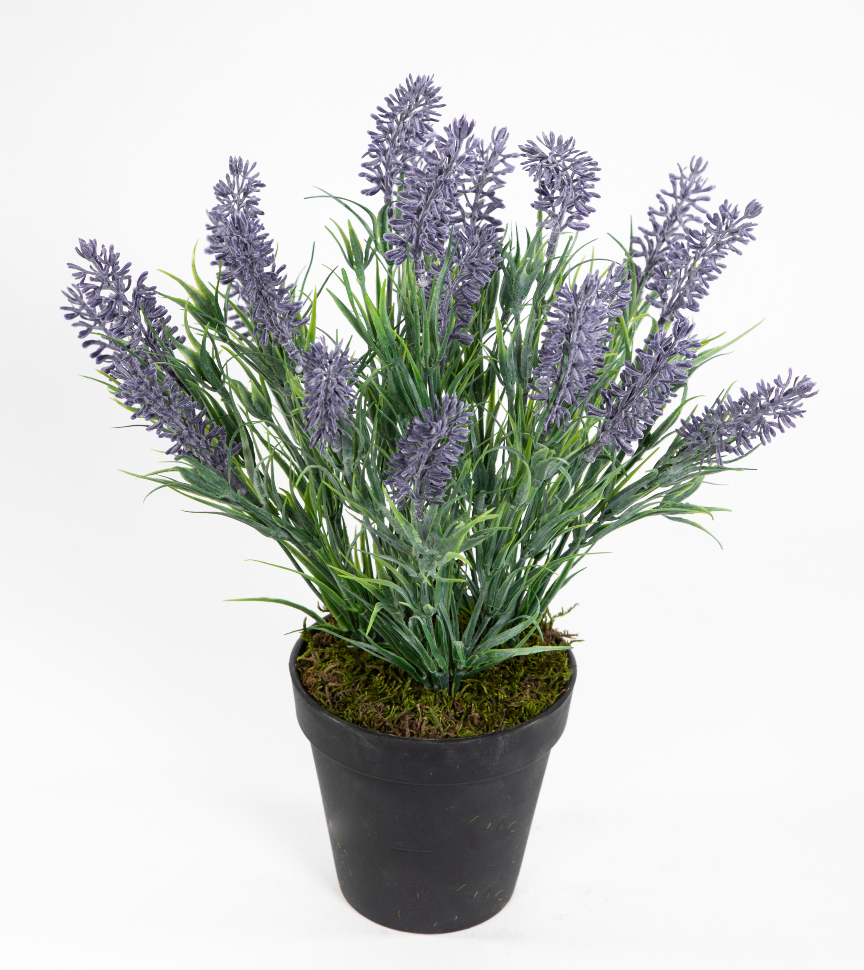 Künstlicher Lavendelbusch / Lavendel 34cm im Topf FI Kunstpflanzen Kunstblumen Blumen Pflanzen