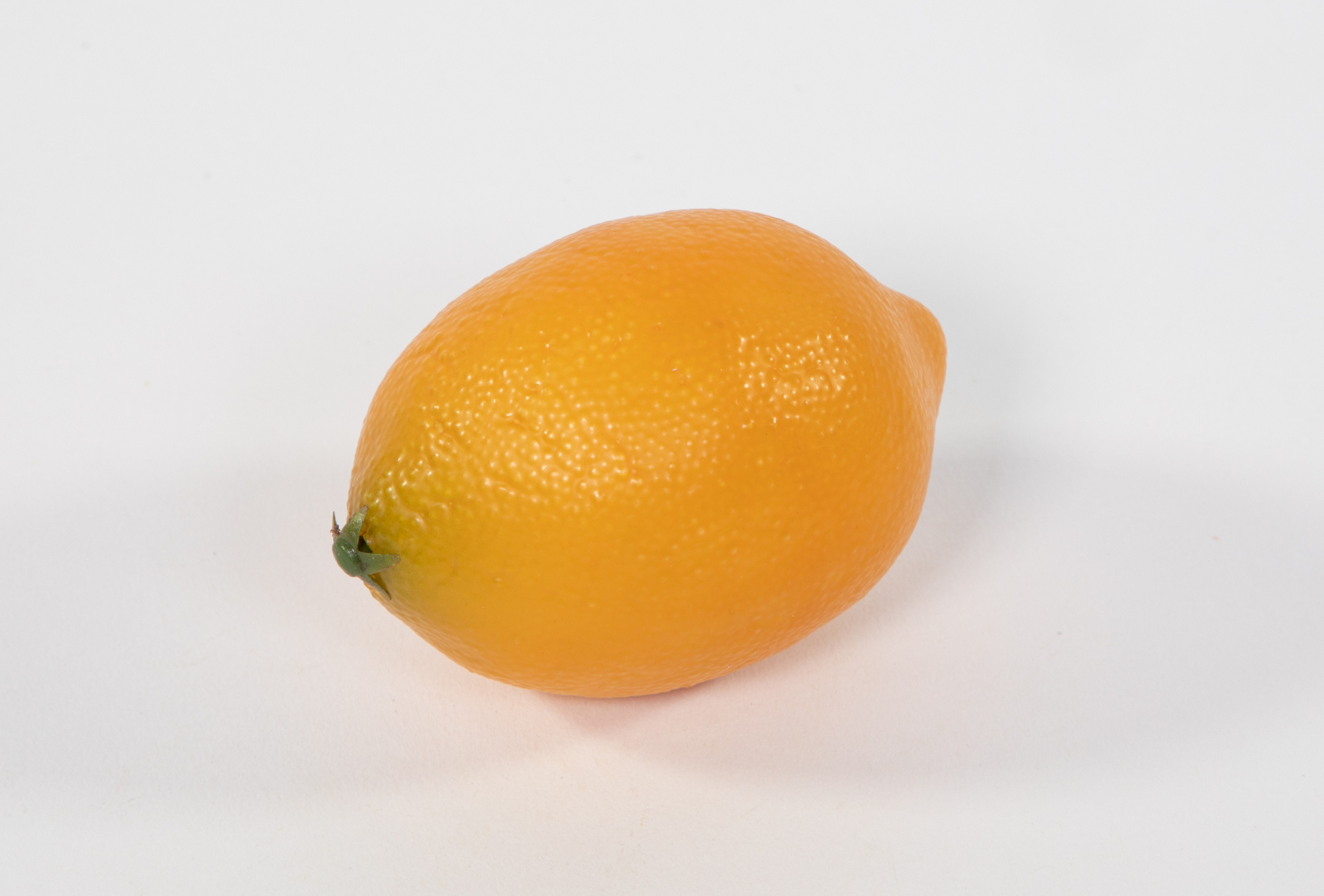 Künstliche Zitrone 8x6cm sonnengelb GA Dekoobst Kunstobst Künstliches Obst künstliche Zitrusfrucht