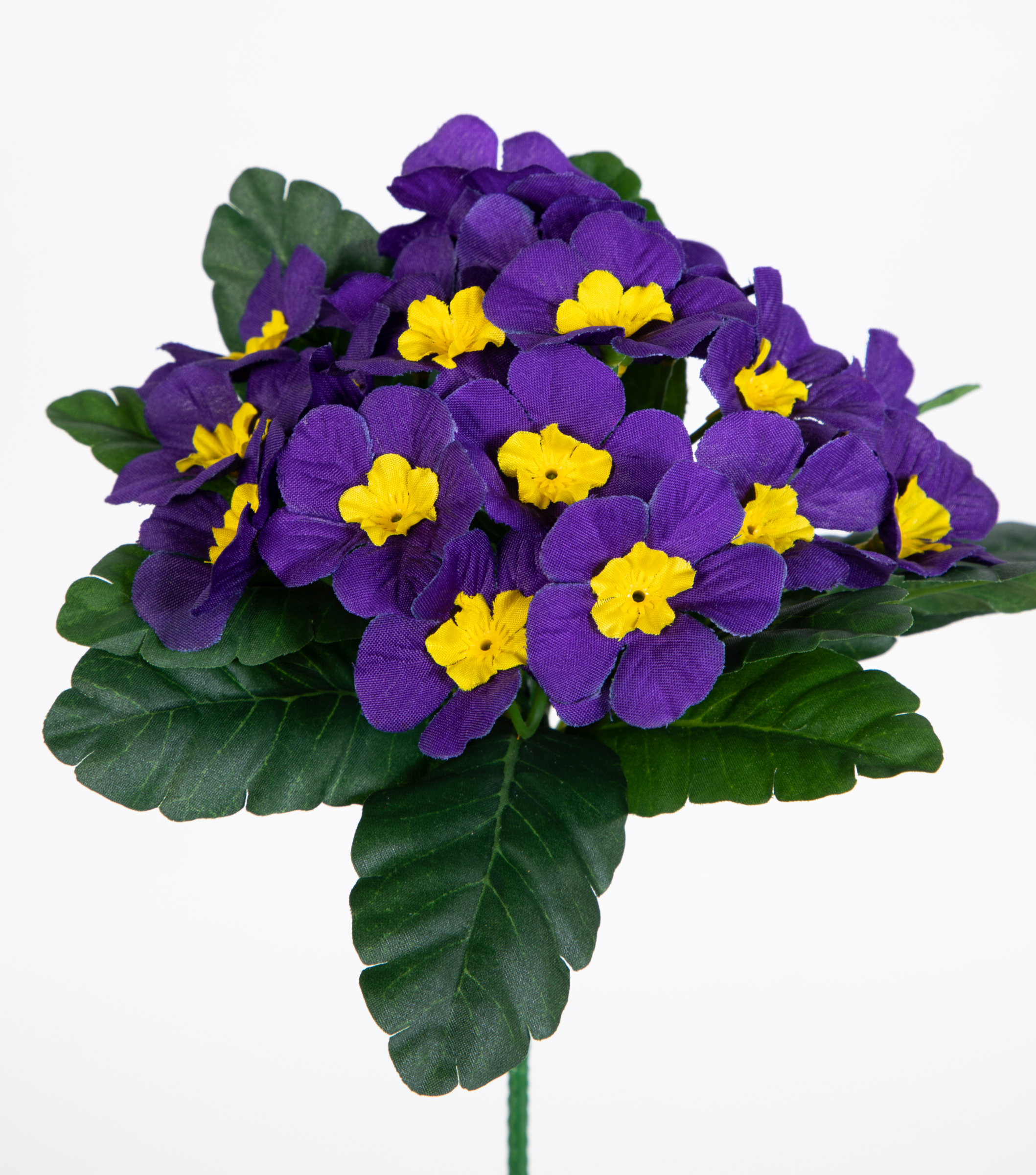 Primelbusch 24x22cm lila mit 20 Blüten PM Kunstblumen Kunstpflanzen künstliche Primel Schlüsselblume
