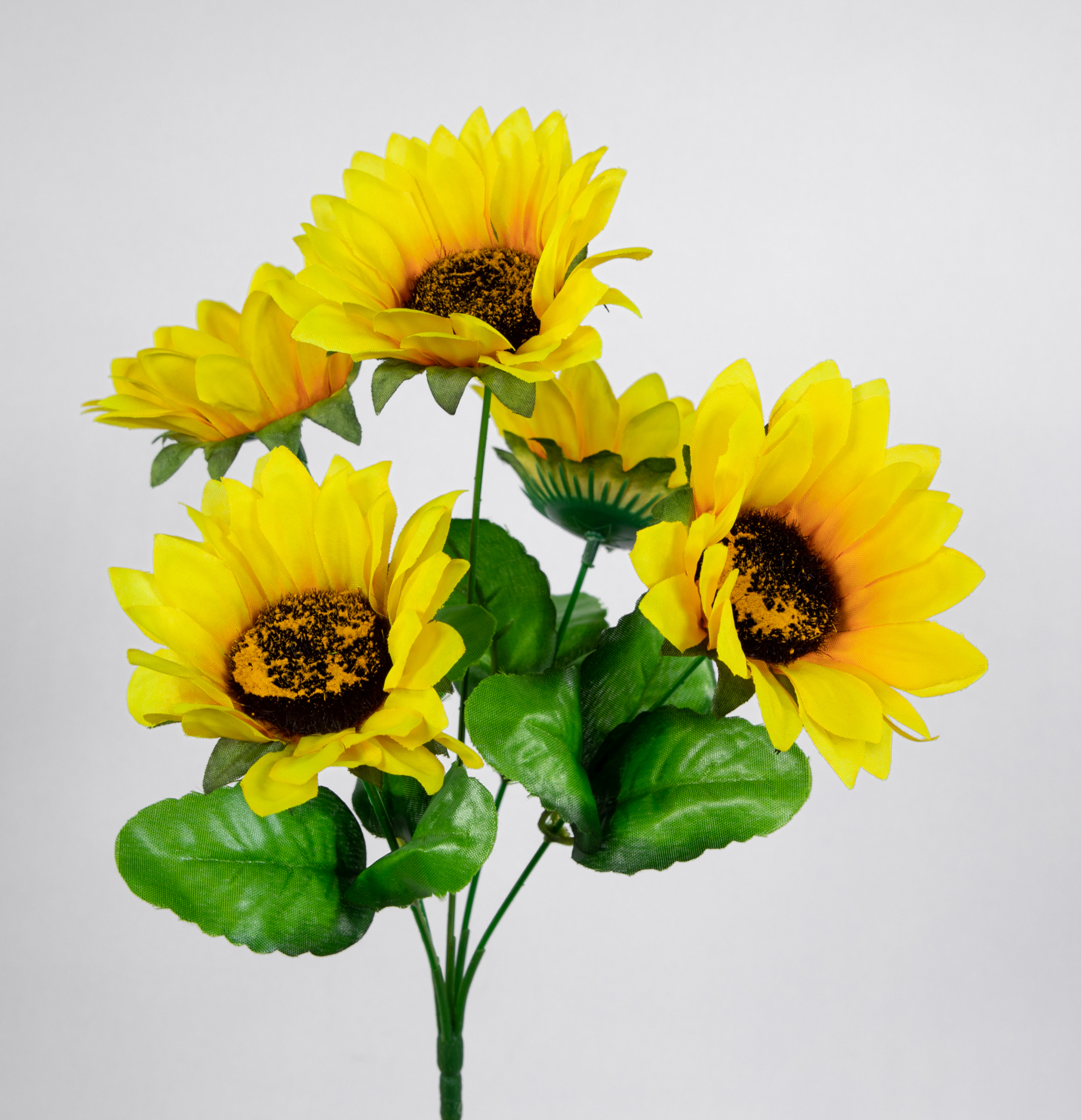 Sonnenblumenstrauß / Sonnenblumenbouquet 28cm JA Kunstblumen künstliche Blumen Sonnenblumen