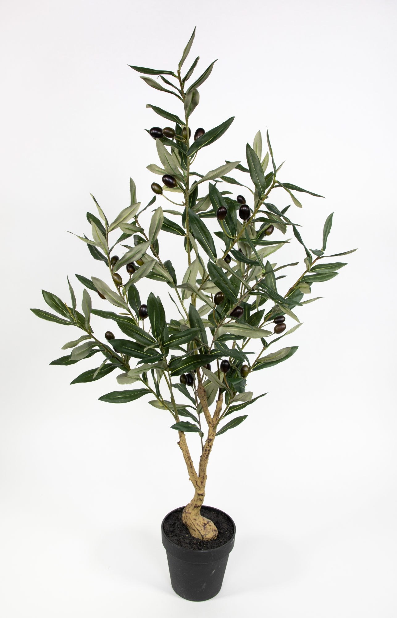 Olivenbaum 90cm im Topf ZF Kunstbaum Kunstpflanzen künstlicher Baum Pflanzen Olive