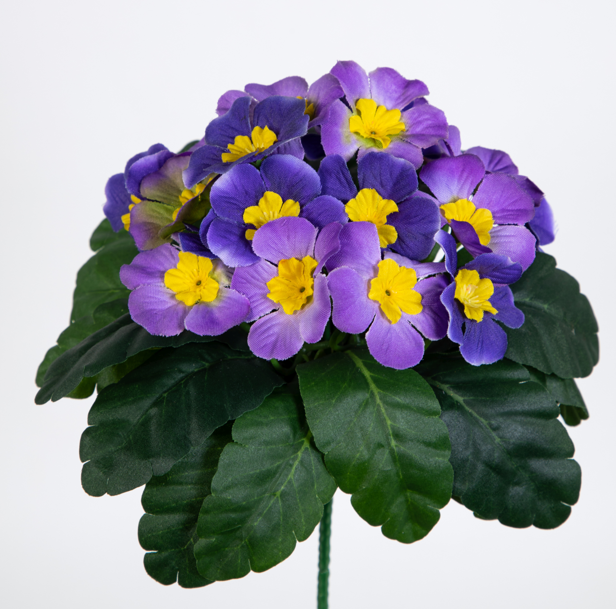 Primelbusch 24x22cm helllila mit 20 Blüten PM Kunstblumen Kunstpflanzen künstliche Primel Blume